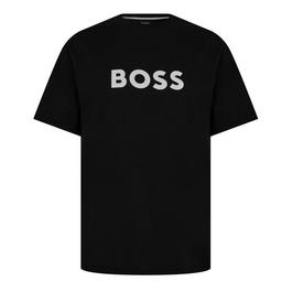 Boss Logo Print T Shirt