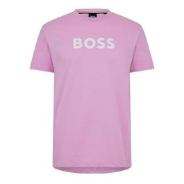 Boss Logo Print T Shirt