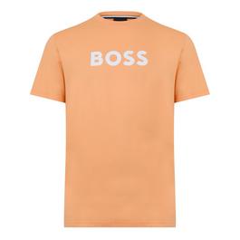 Boss Logo Print T Shirt