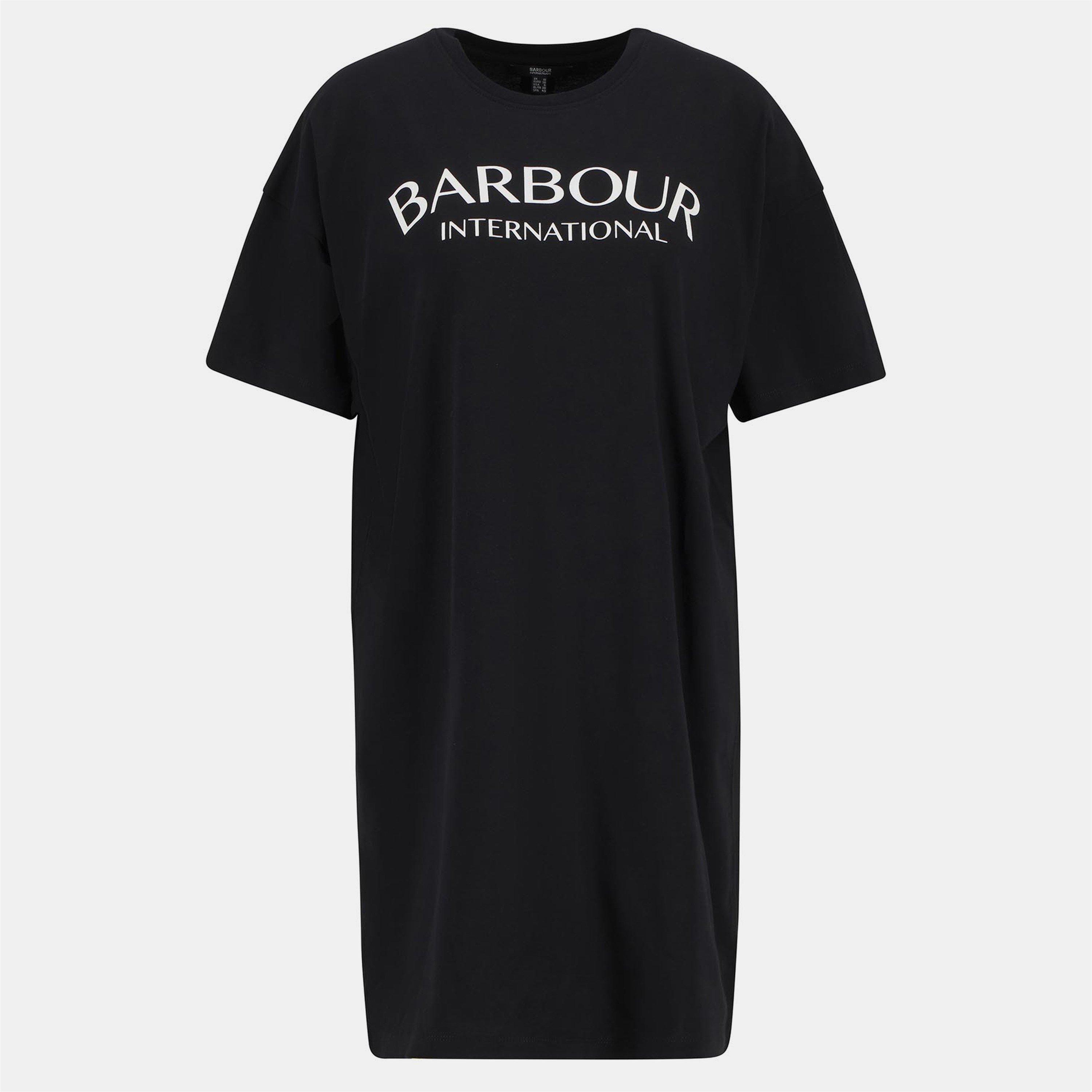 Black - Barbour International - Women's B.Intense Cali T-Shirt Dress - 1
