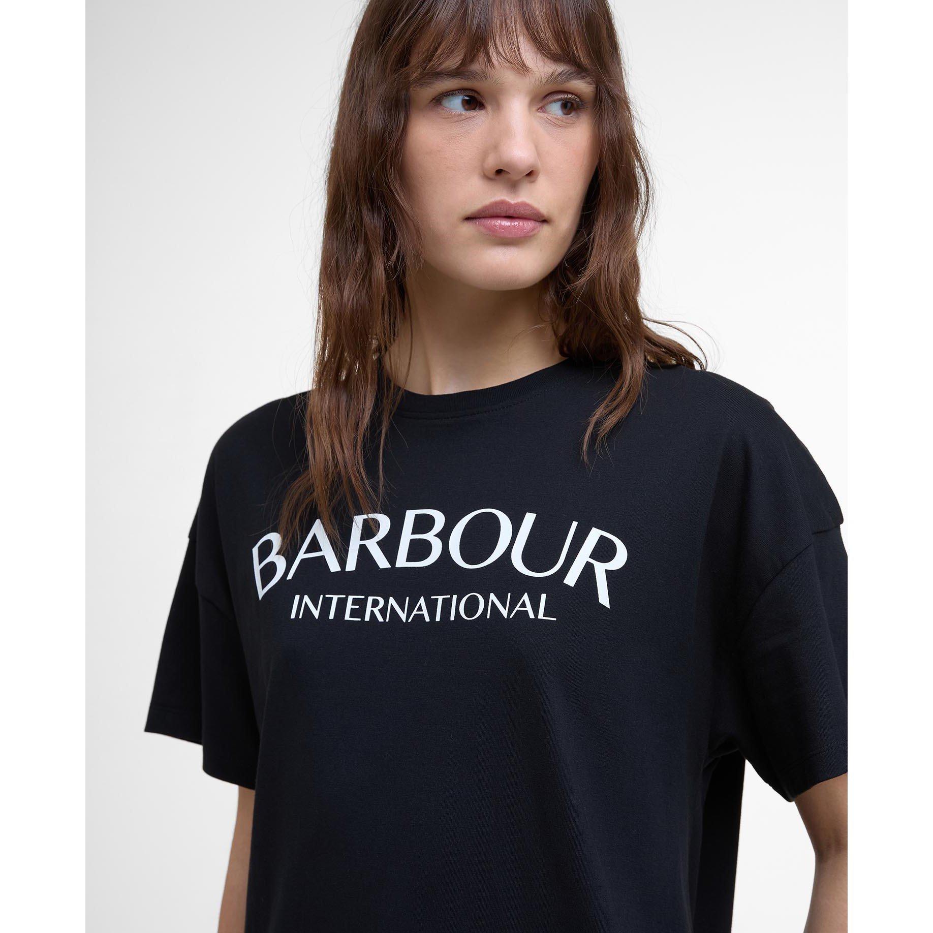 Black - Barbour International - B.Intense Cali T-Shirt Dress - 4