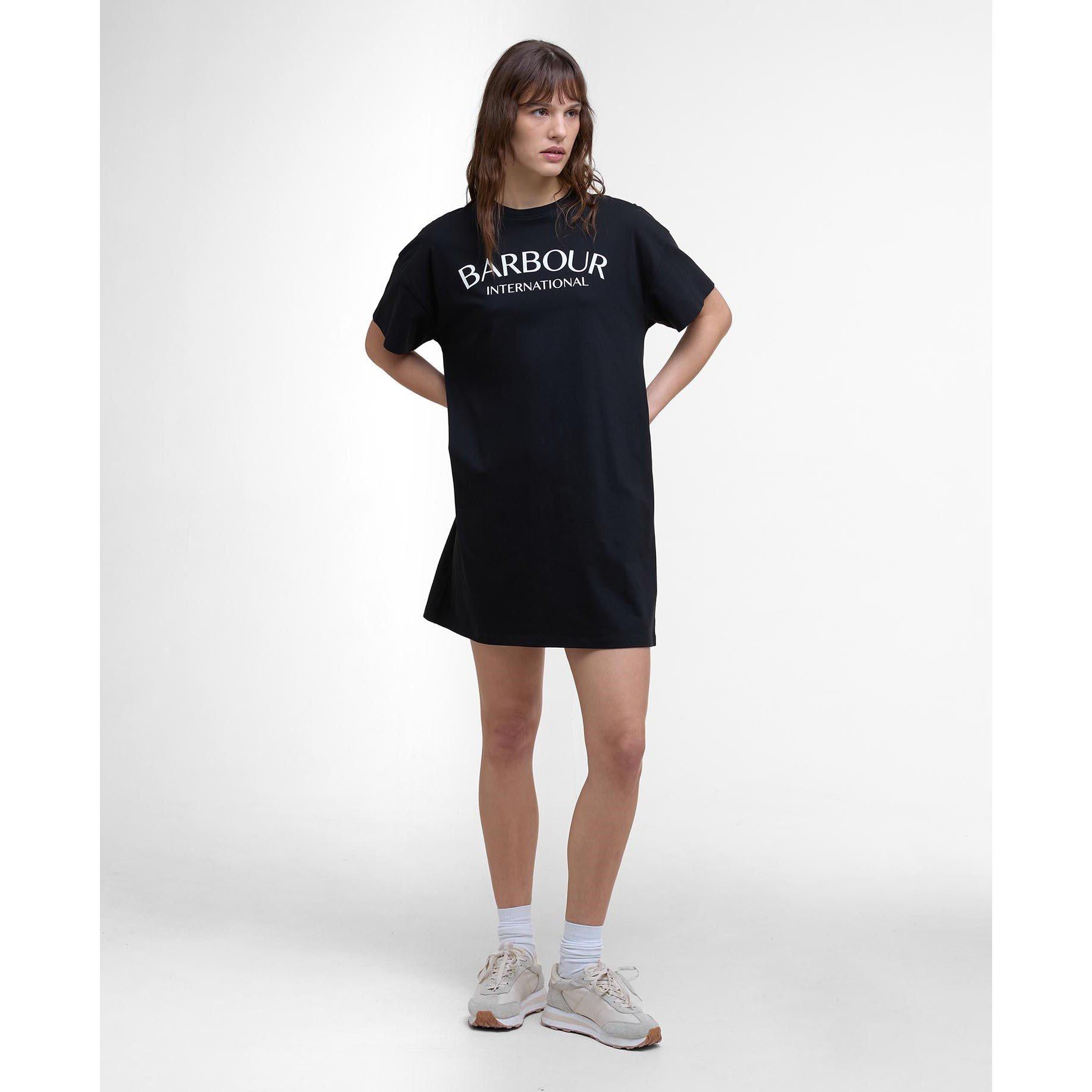 Black - Barbour International - B.Intense Cali T-Shirt Dress - 6