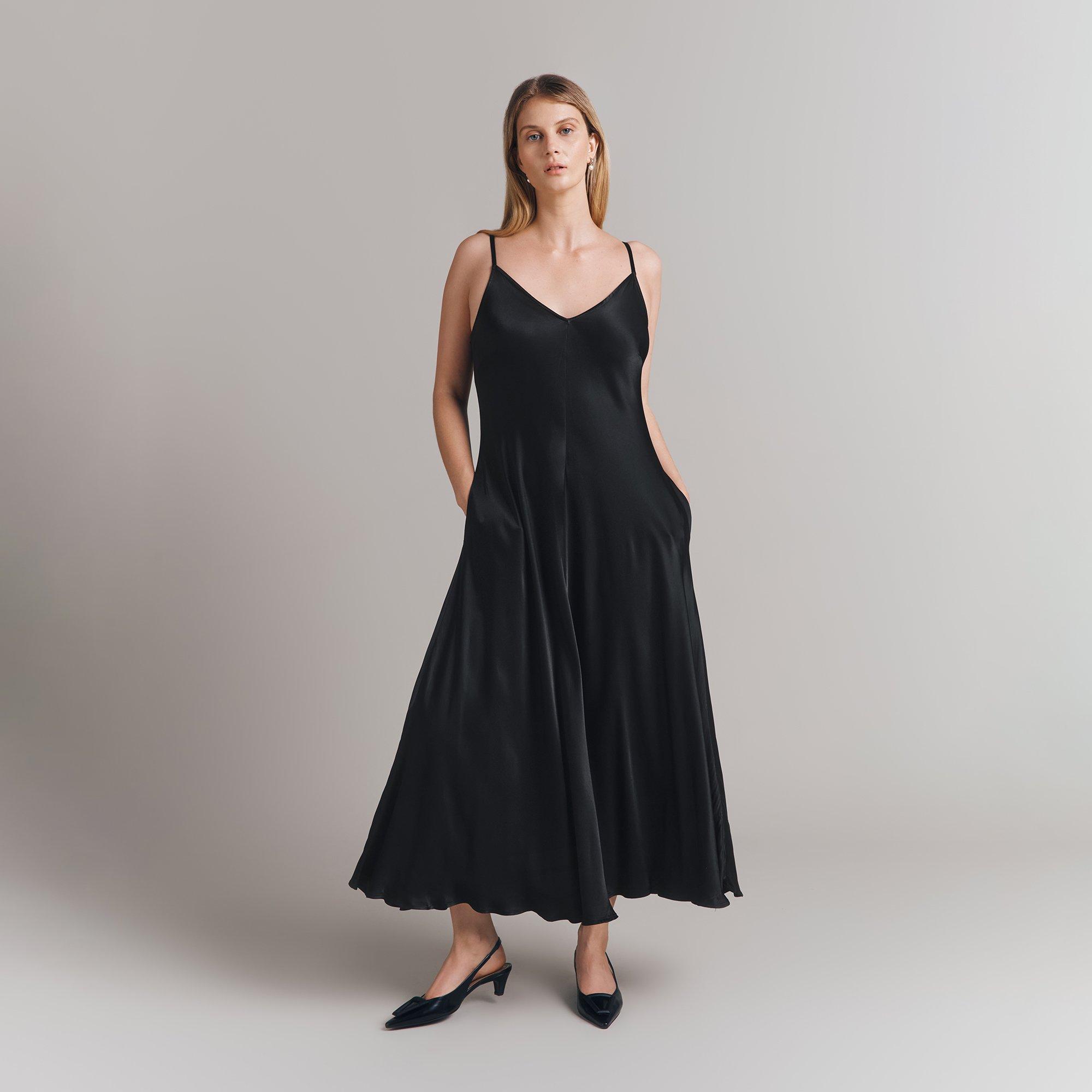 Black - Ghost - Women's Florrie Lightweight Slip Dress - 2