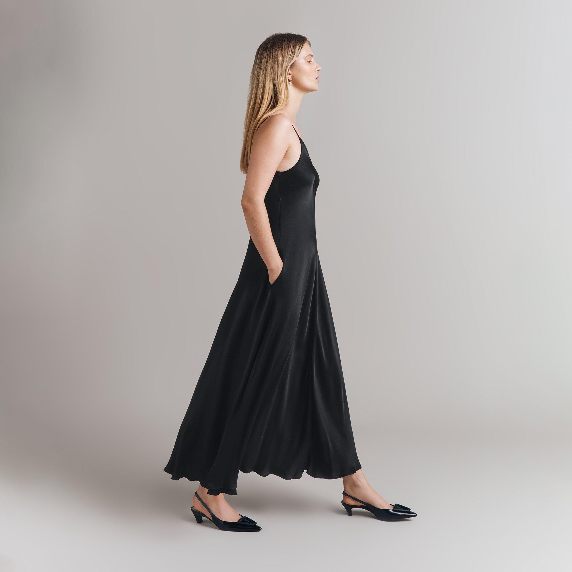 Black - Ghost - Women's Florrie Lightweight Slip Dress - 3