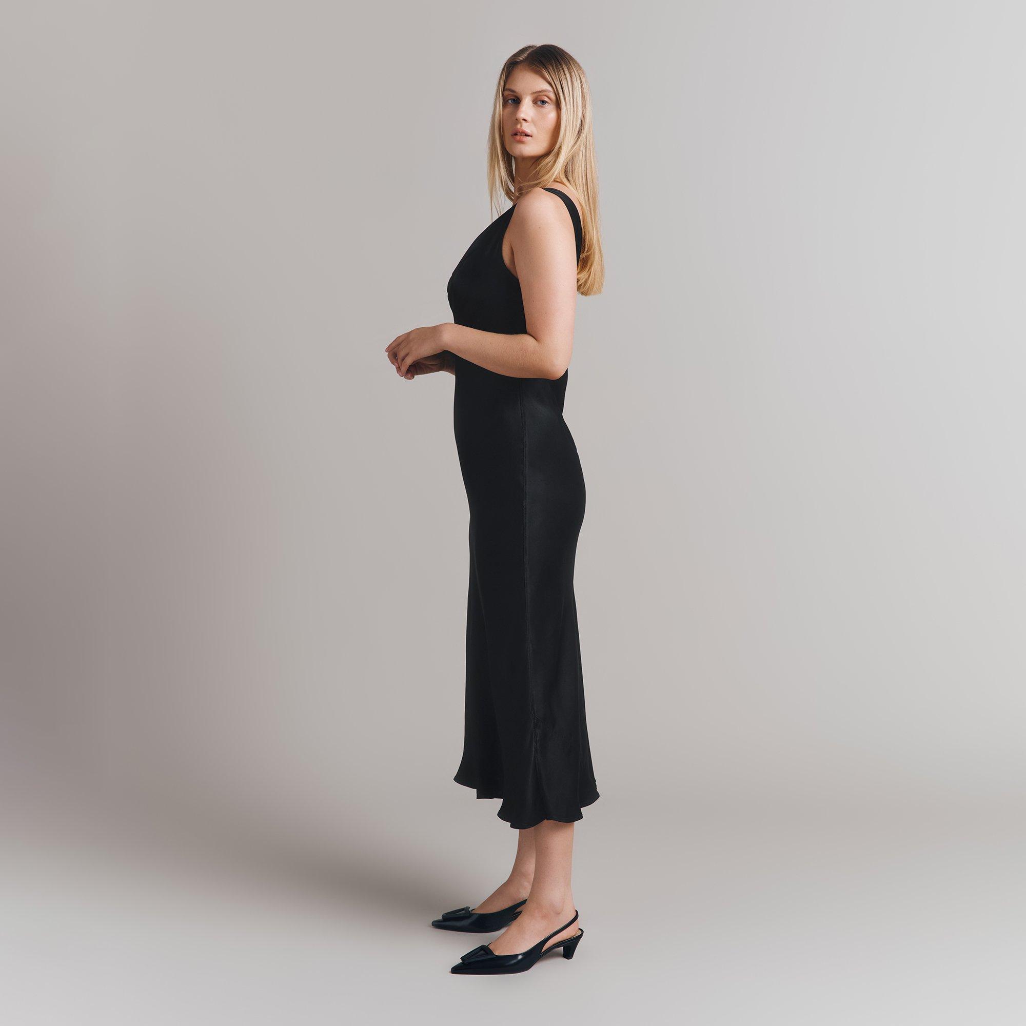 Black - Ghost - Women's Olive Maxi Slip Dress - 3