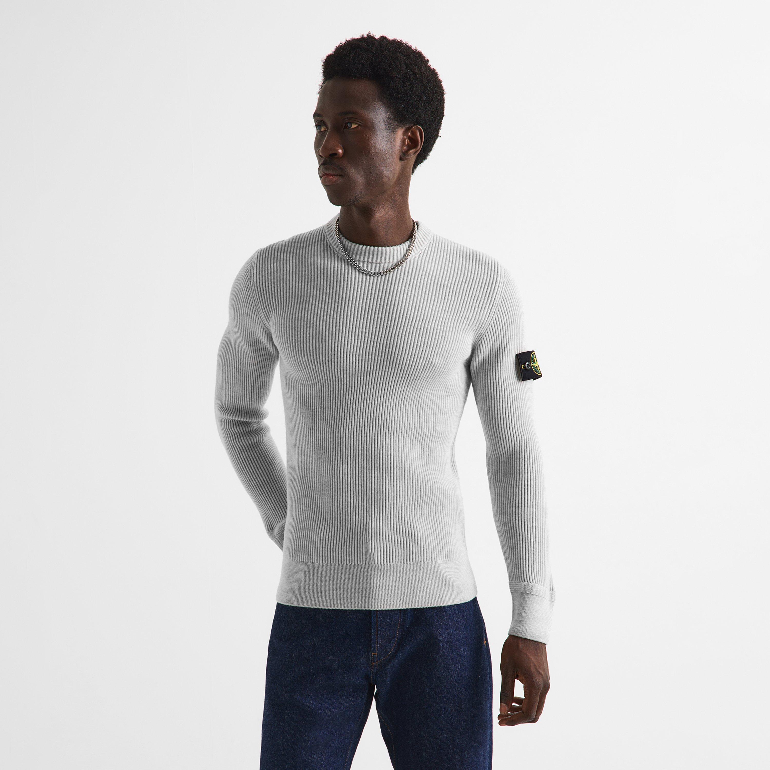 Sand Mel V0M95 - Stone Island - Stone Rib Knit Crew Sn64 - 3