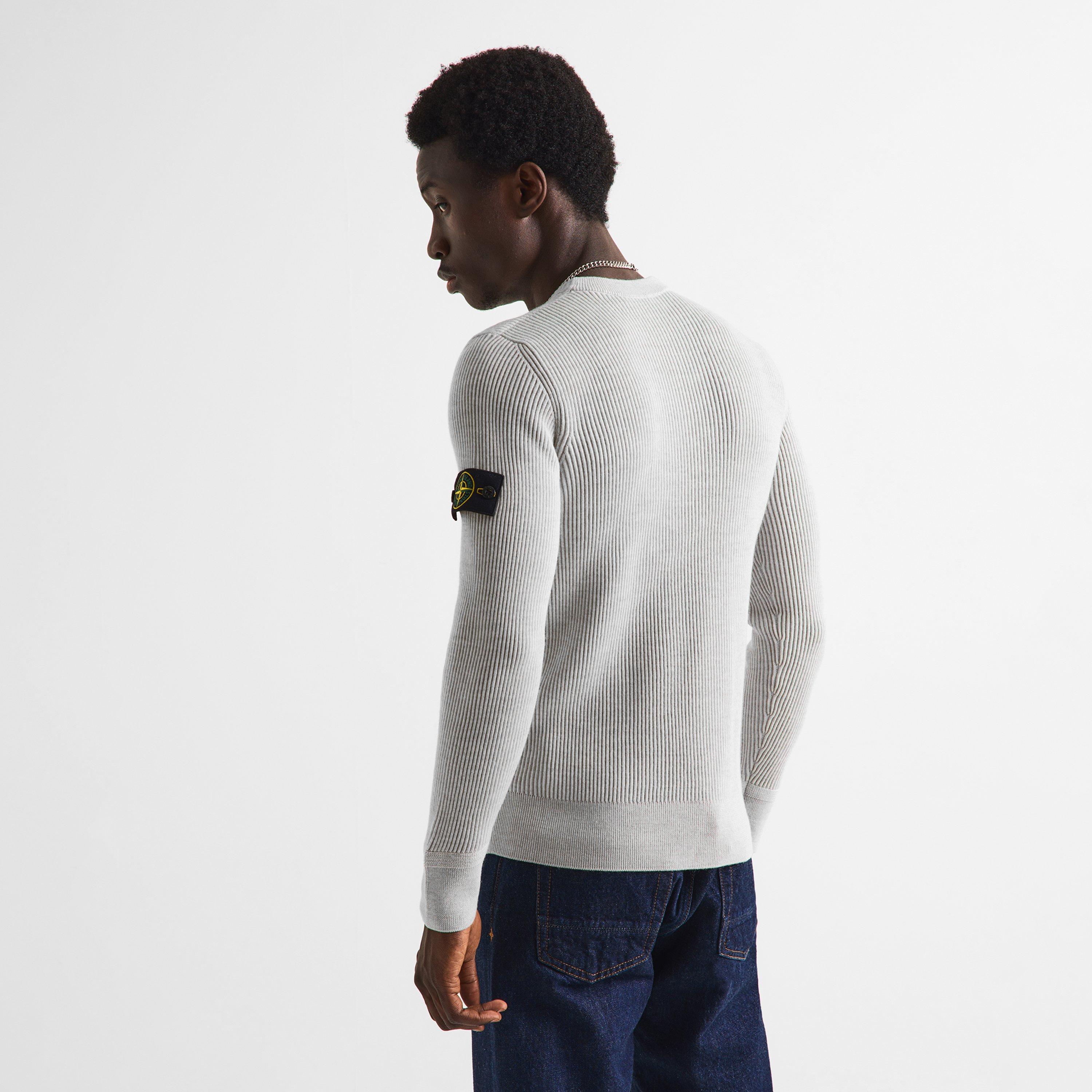 Sand Mel V0M95 - Stone Island - Stone Rib Knit Crew Sn64 - 4
