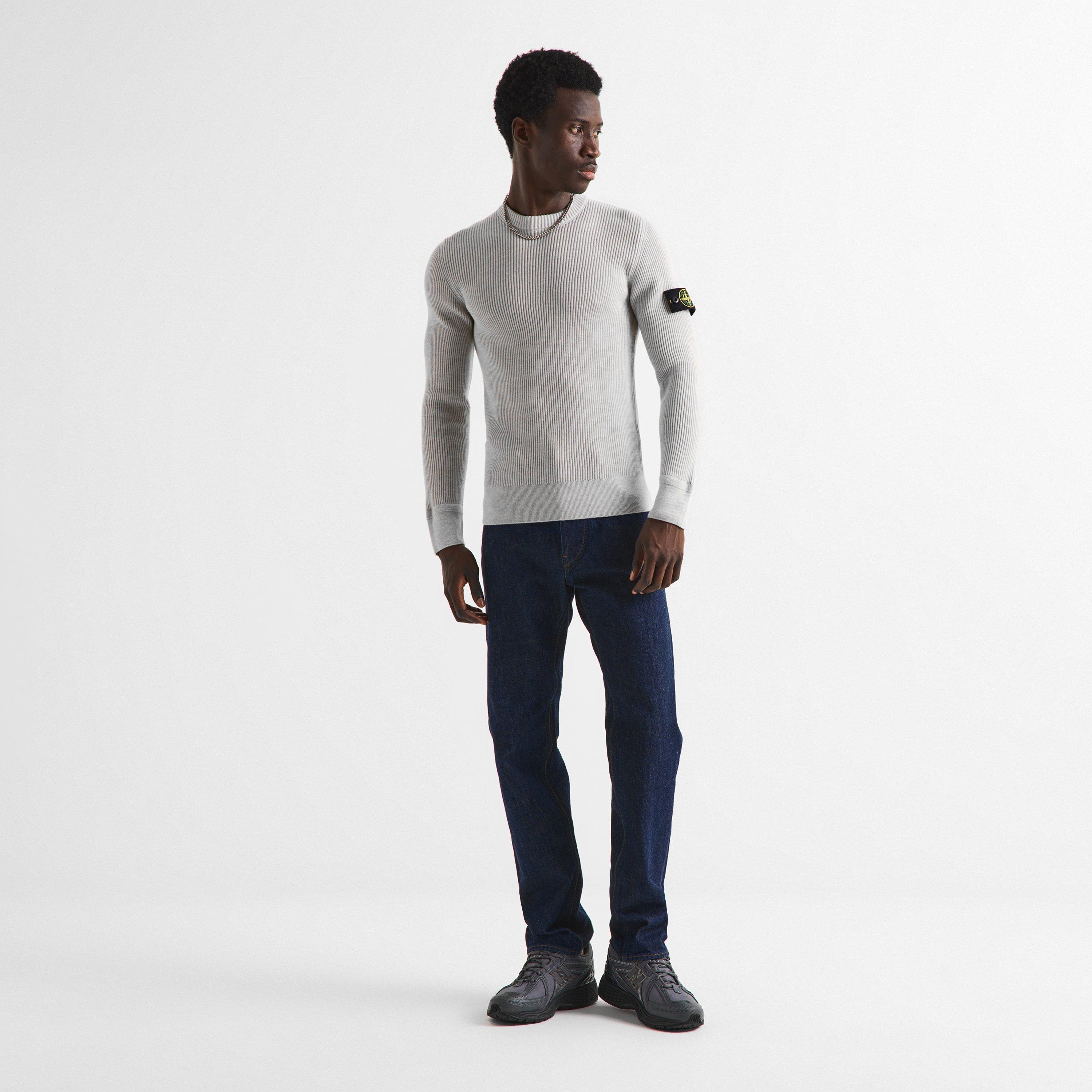 Sand Mel V0M95 - Stone Island - Stone Rib Knit Crew Sn64 - 5