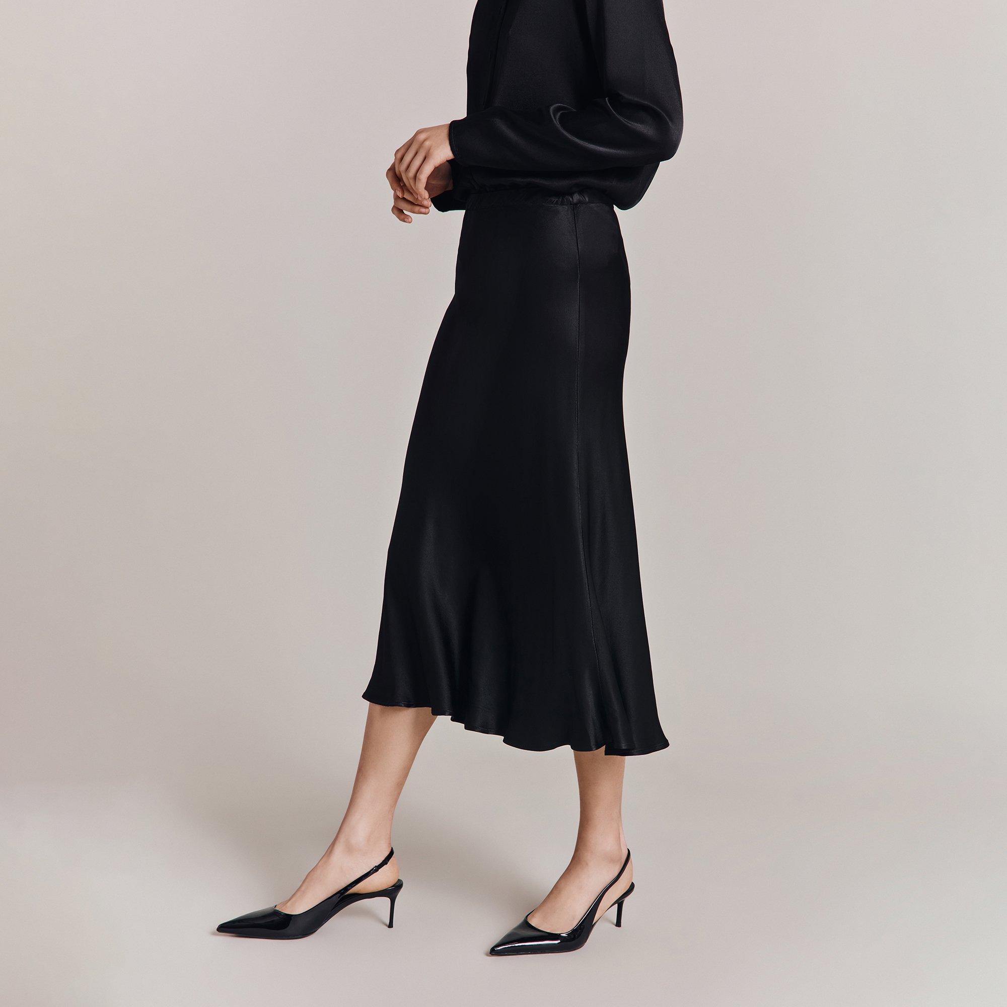 Black - Ghost - Women's Luna Slip Skirt - 2