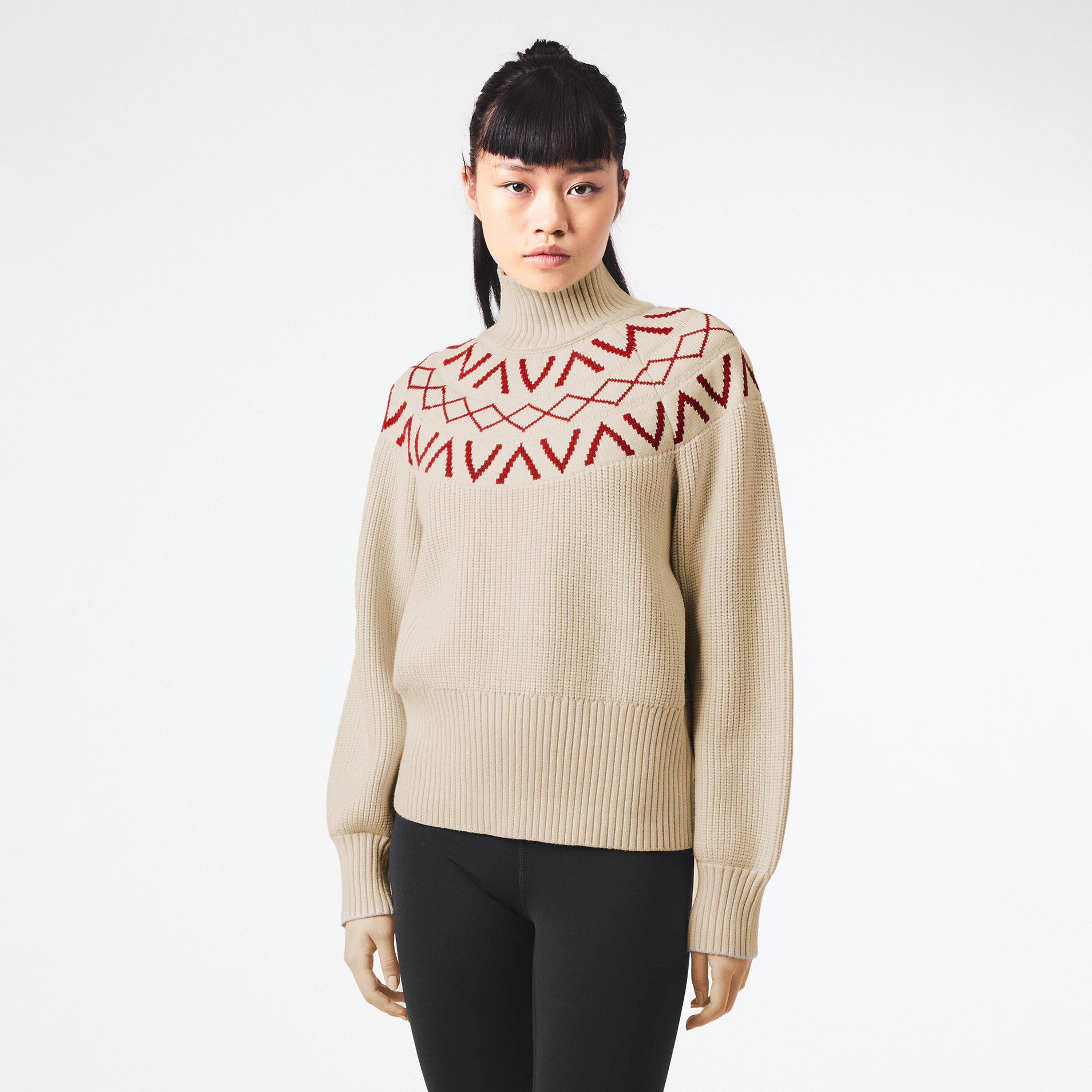 silver birch - Varley - Women's Marcie Knitted Crew Neck Jumper - 3