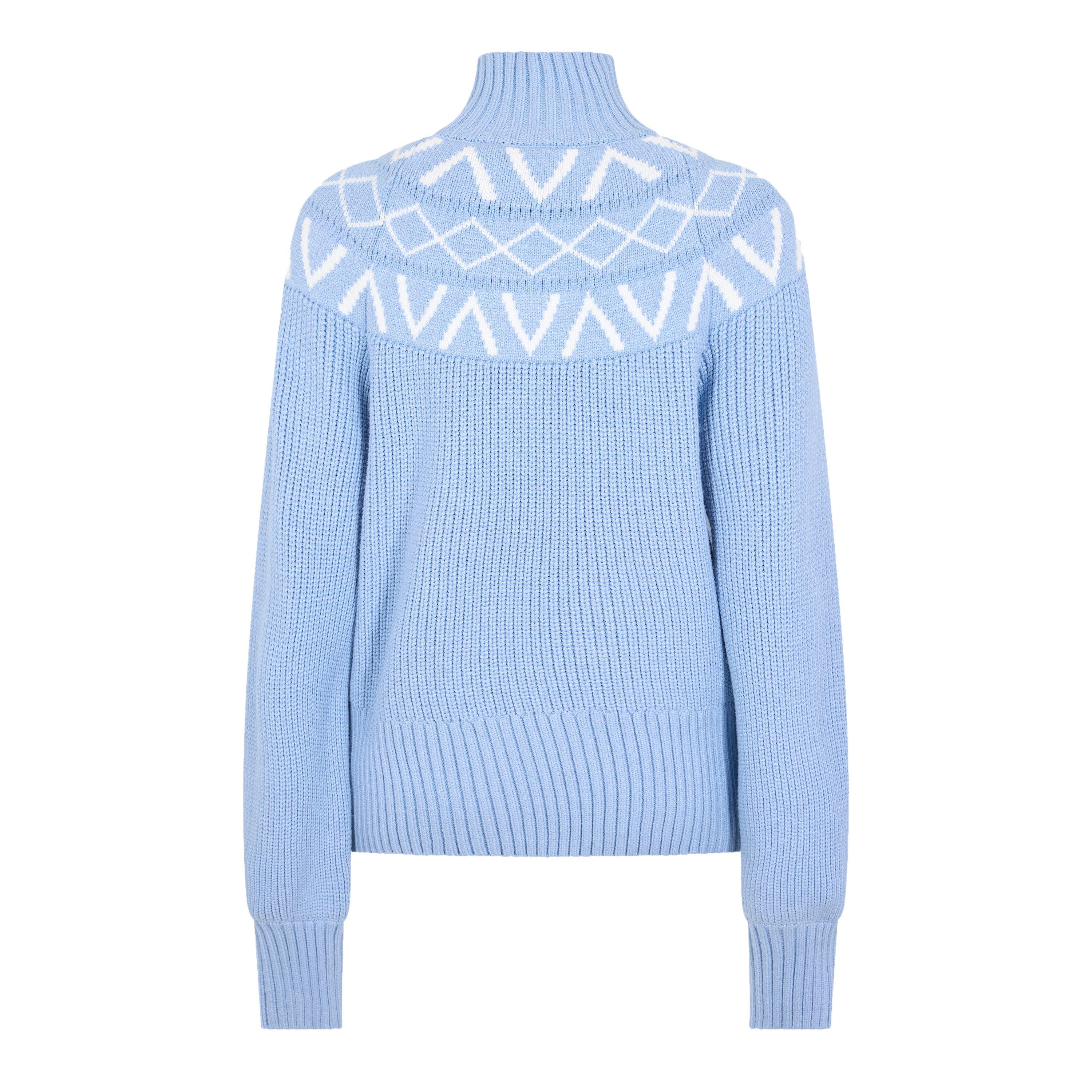 glacier blue - Varley - Women's Marcie Knitted Crew Neck Jumper - 2