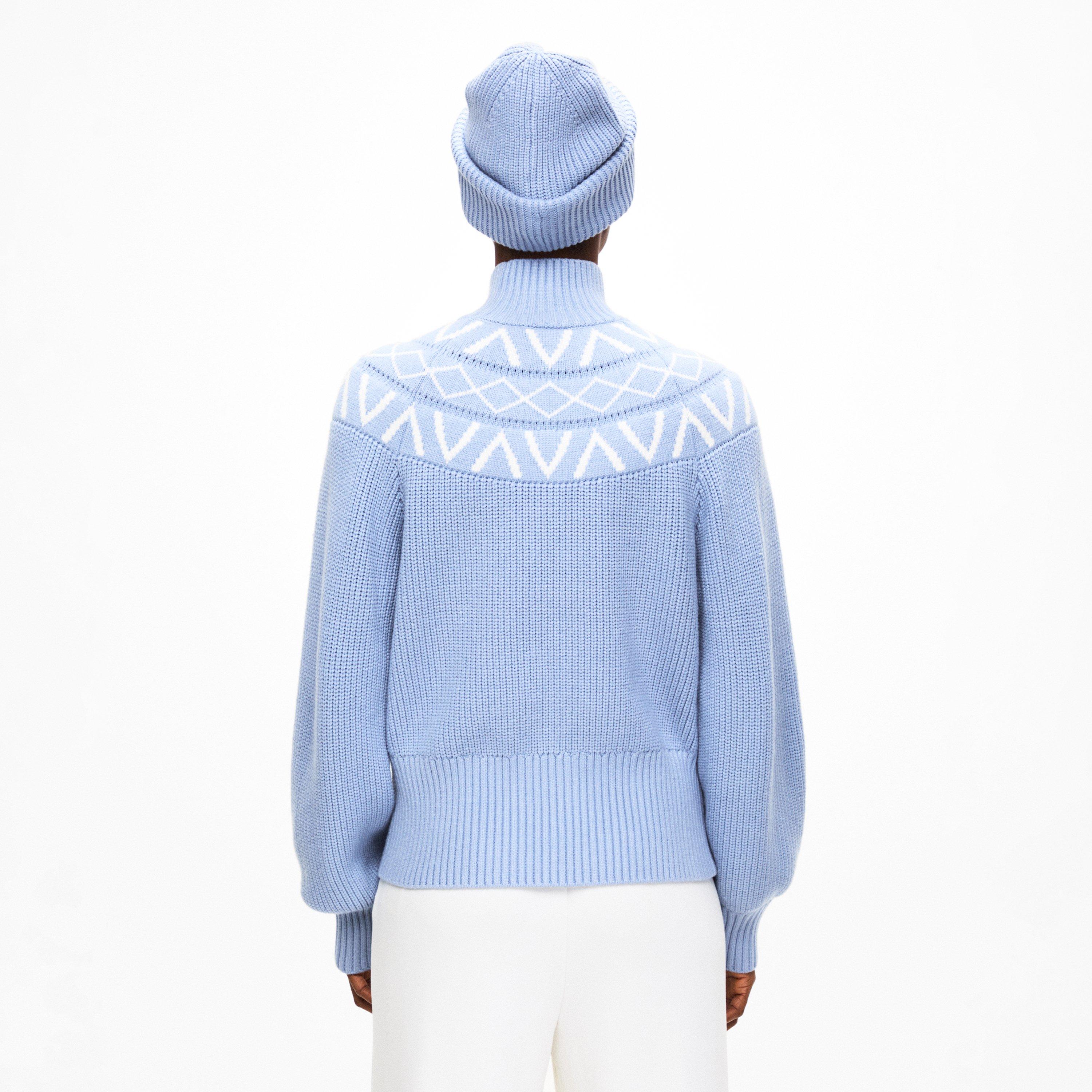 glacier blue - Varley - Women's Marcie Knitted Crew Neck Jumper - 4