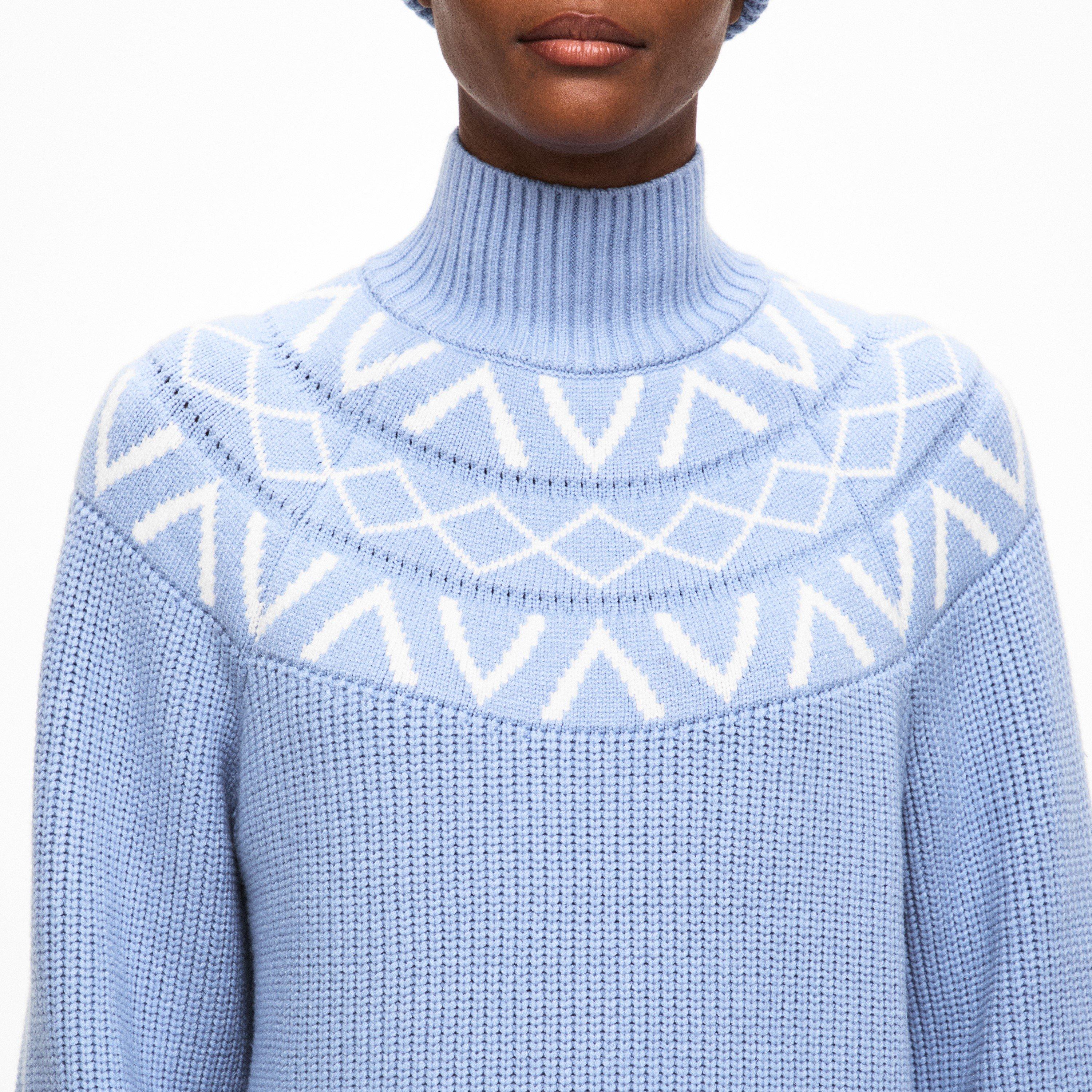 glacier blue - Varley - Women's Marcie Knitted Crew Neck Jumper - 5