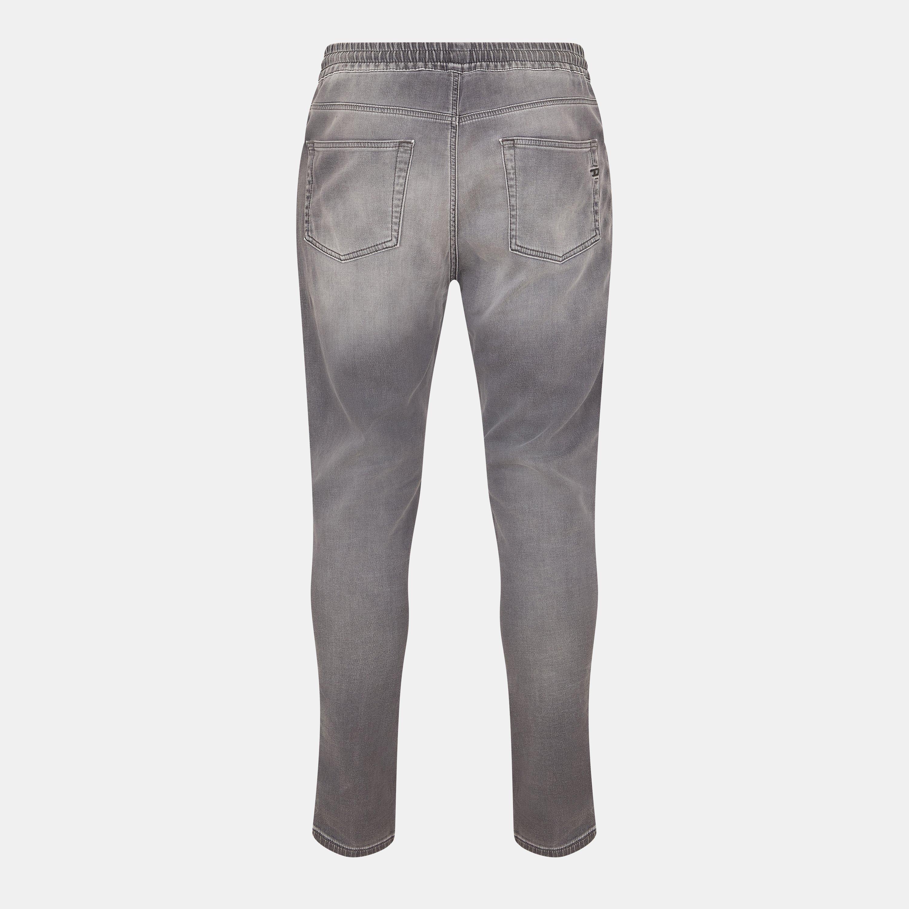 Black/Grey Denm - Diesel - Men's Wide Leg Jeans - 2