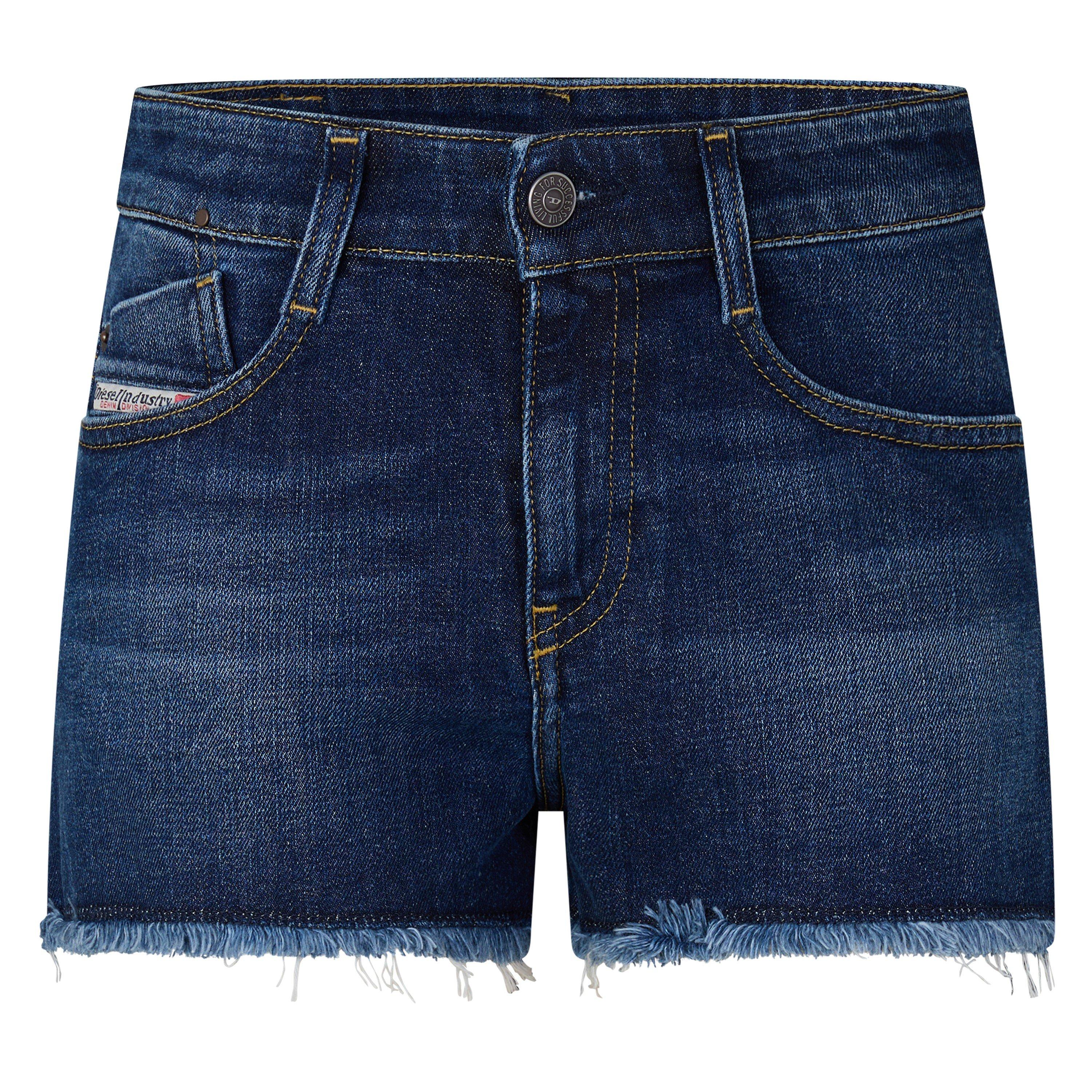Diesel Men's De-Rifty-Out Calzoncini Denim Shorts - Blue Denim - 28W R