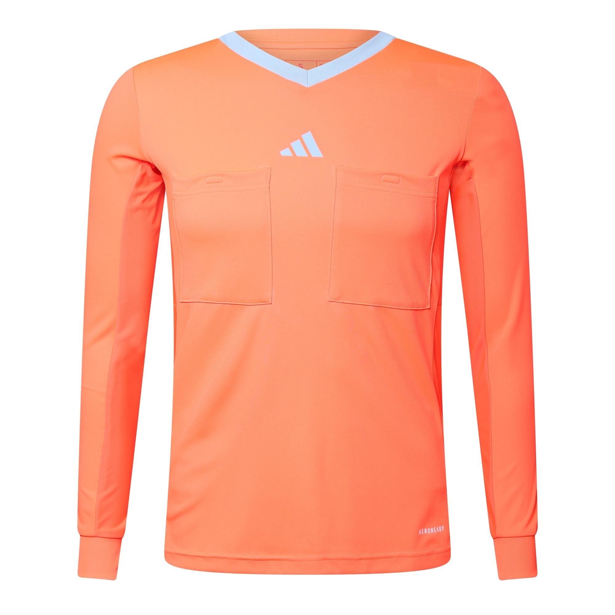 Adidas Women's Ref 22 Long Sleeve Referee Shirt - App Solar Red - 8 (XS)
