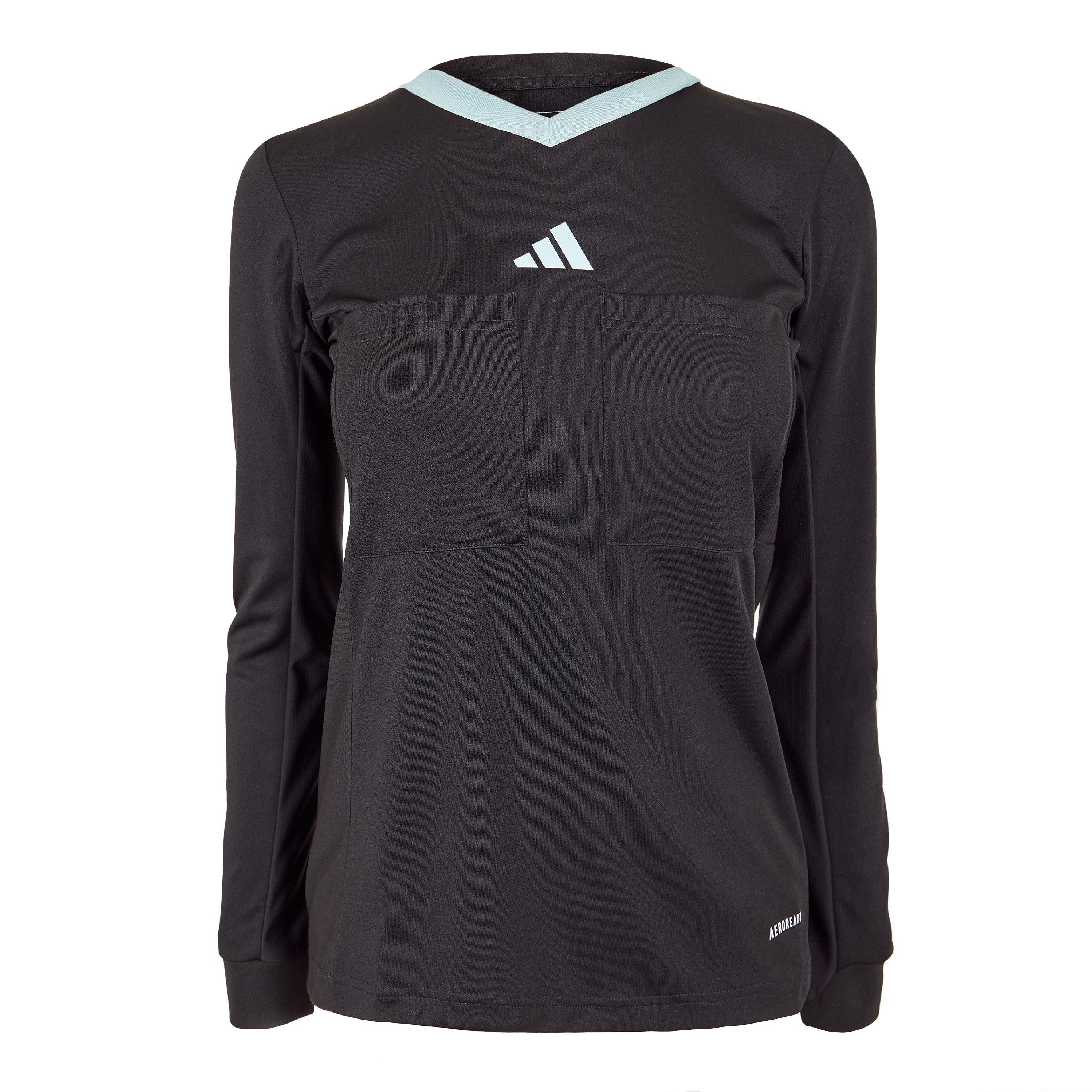 Adidas Women's 22 Long Sleeve Referee Shirt - Black - 14 (L)