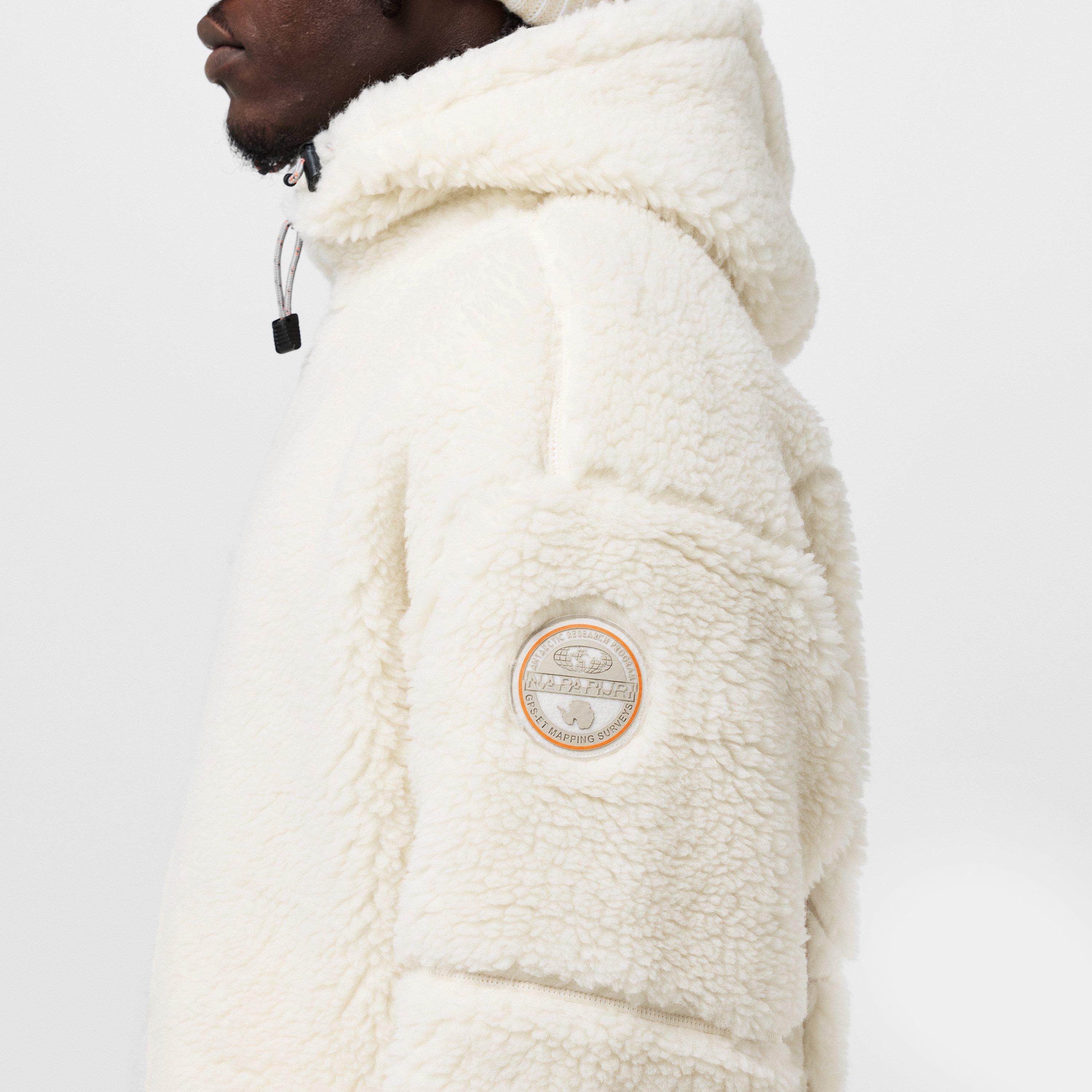 Beige Dimity - Napapijri - Men's Napa Insulated Streamlined Fit Sherpa Jacket - 5