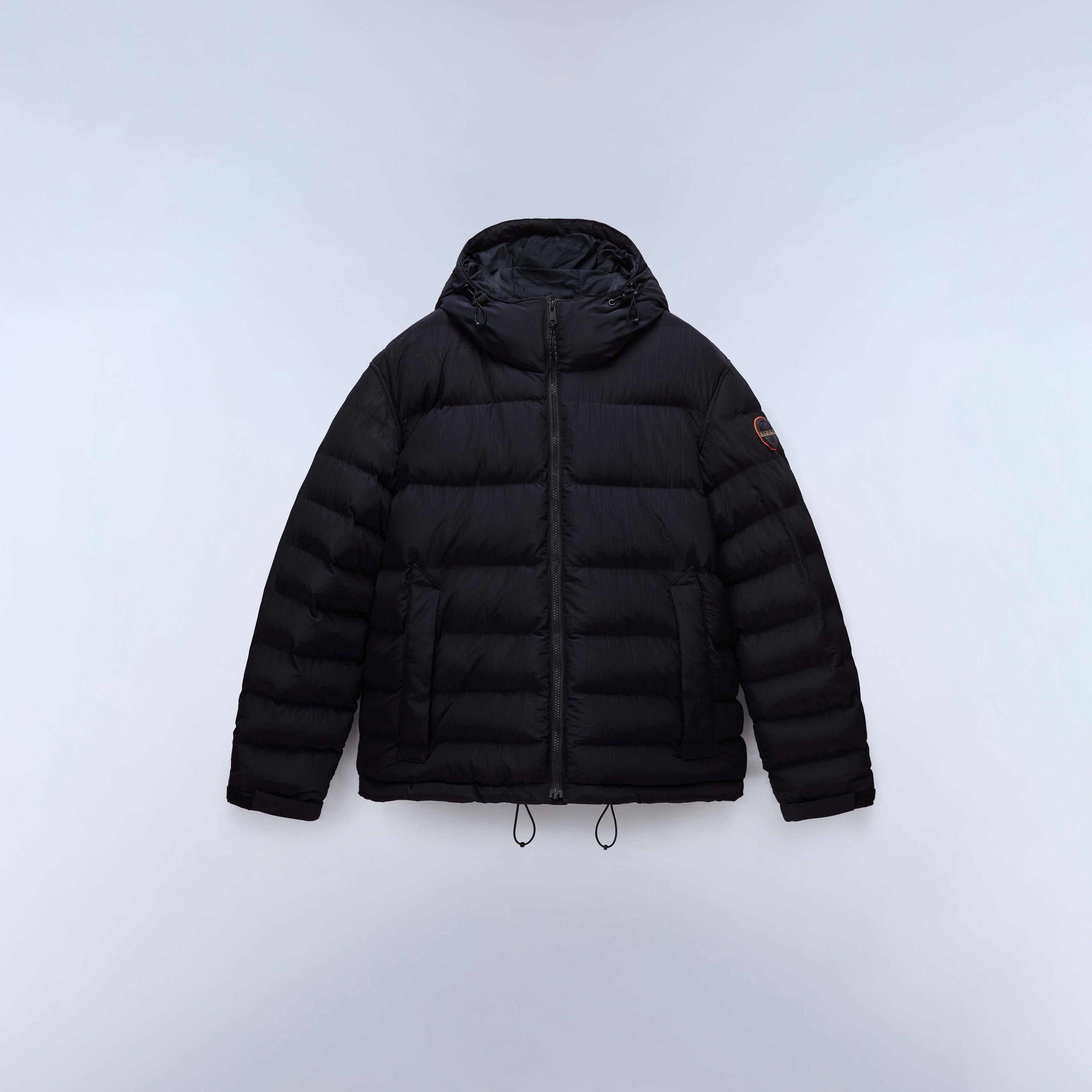 Black Beauty - Napapijri - Men's Napa A Terez Cropped Insulated Short Puffer Jacket - 1