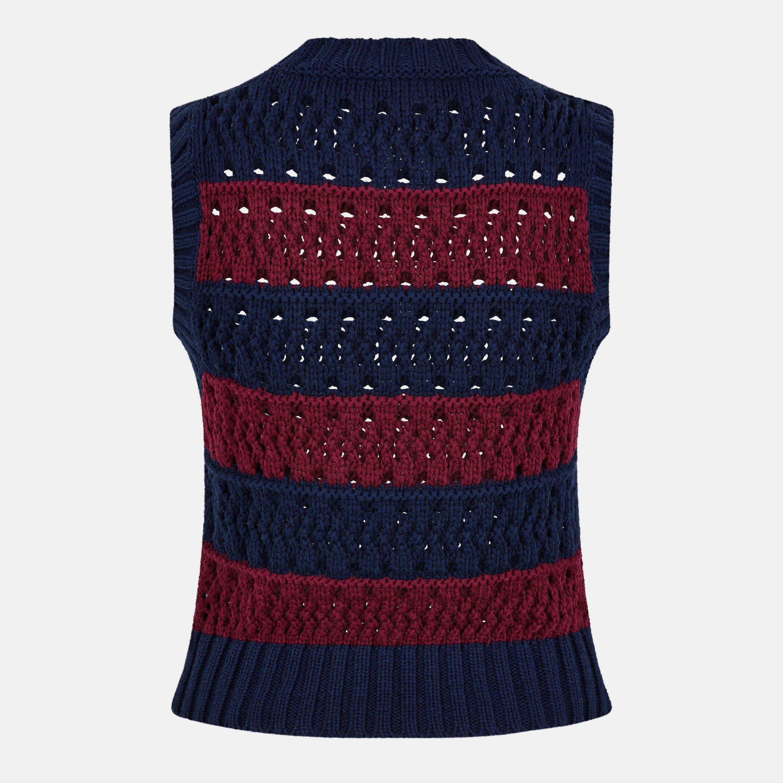 Multicolour - Ganni - Women's Knitted Sweater Vests - 2
