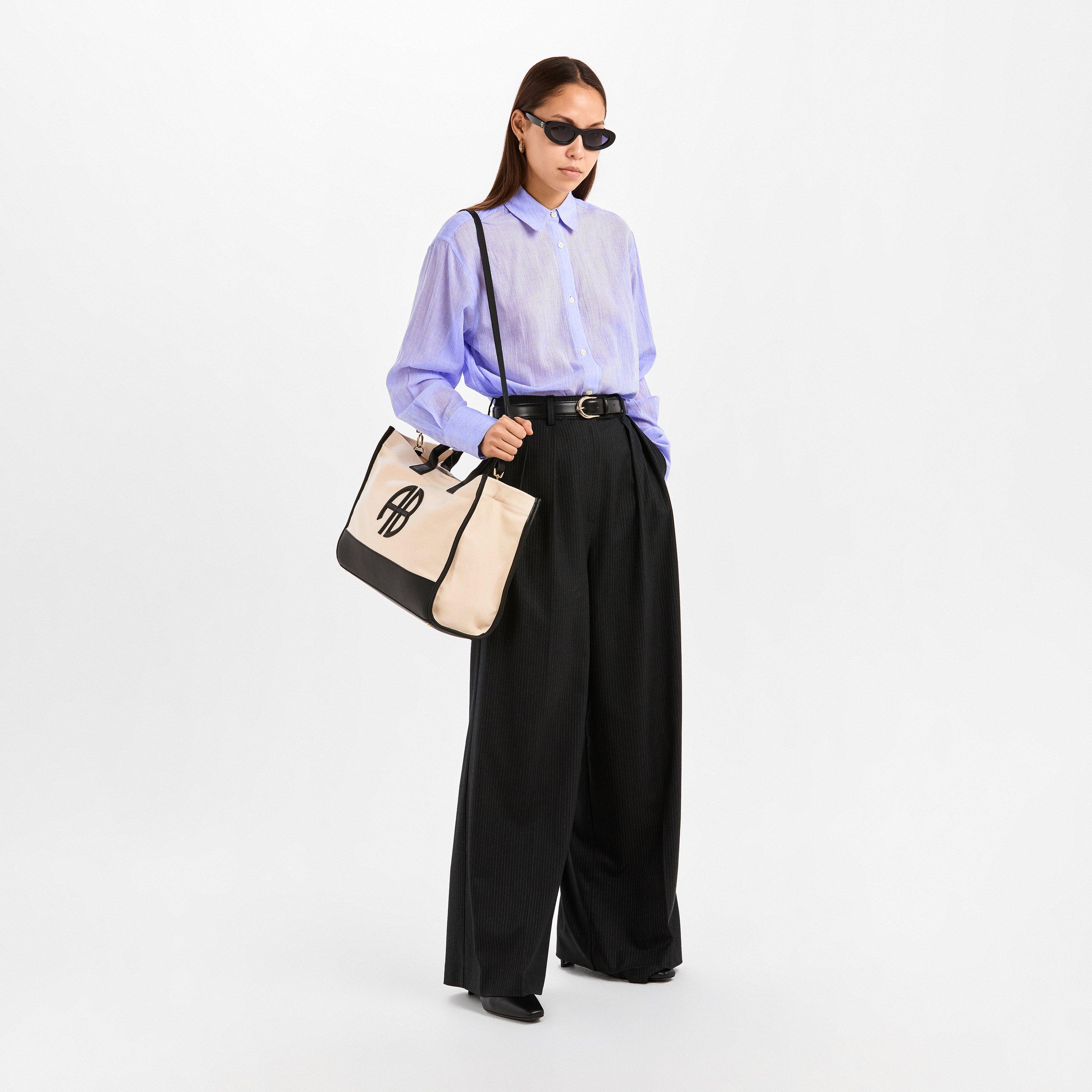 Blue - Anine Bing - Women's Essie Long-Sleeve Plain Shirt - 6