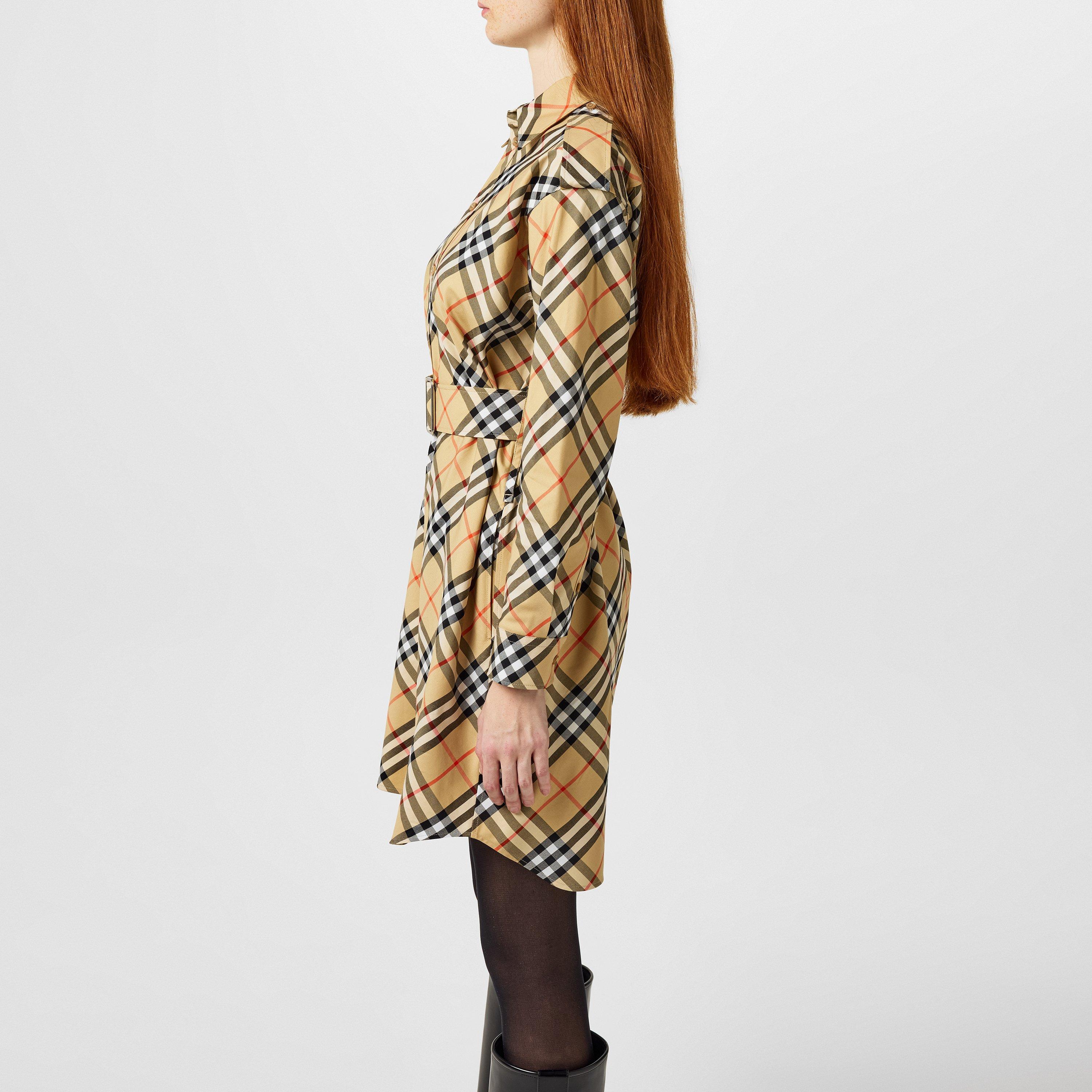 Sand - Burberry - Check Dress - 2