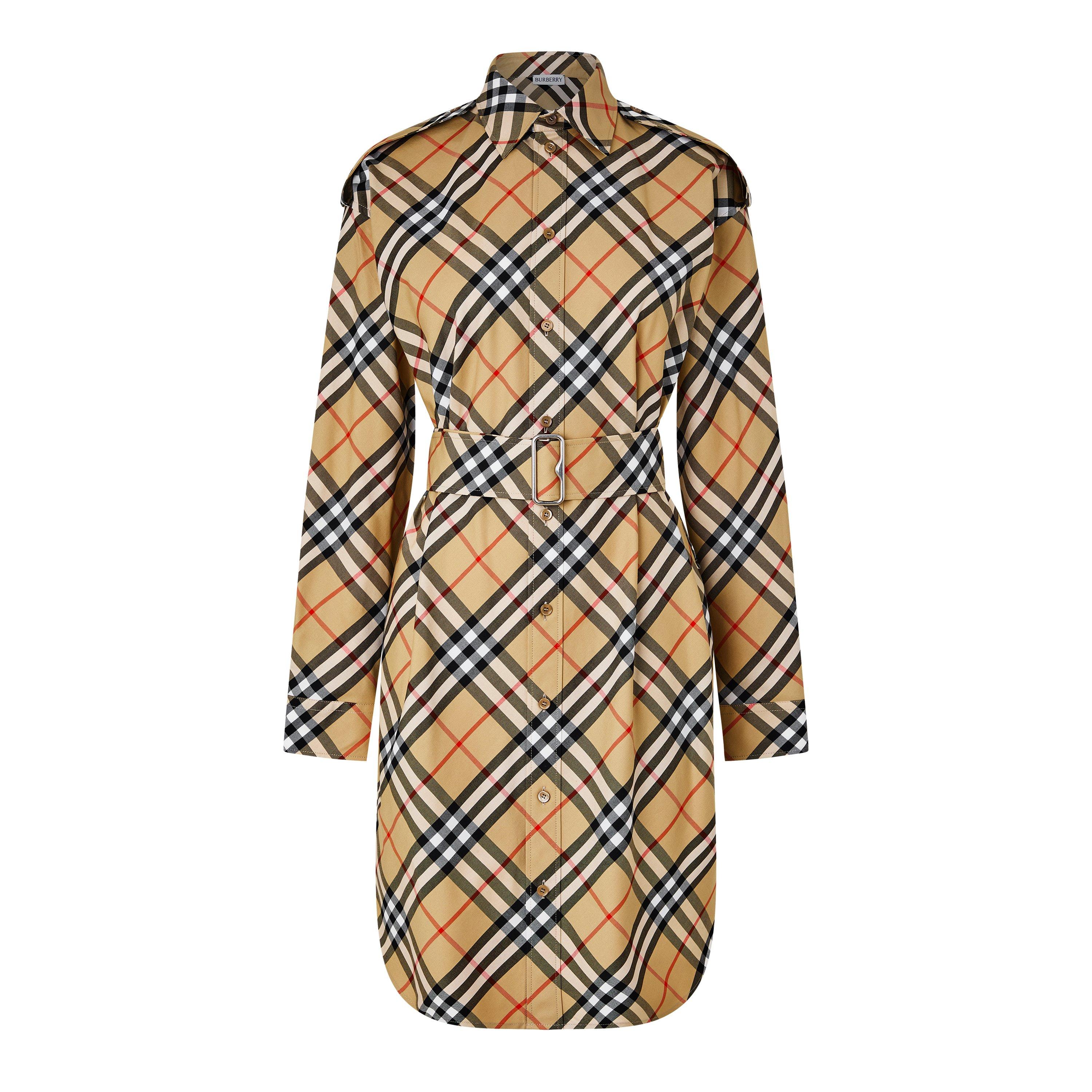 Sand - Burberry - Check Dress - 5