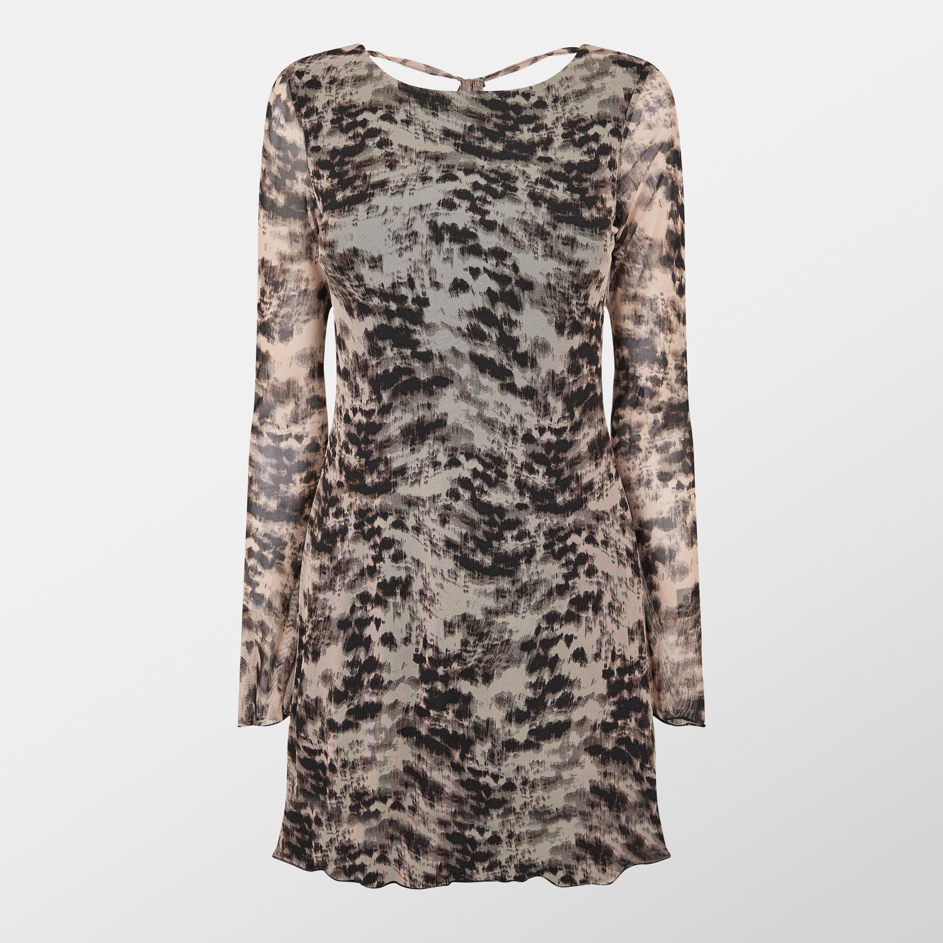 Black Multi - Firetrap - Women's Tie Dye Mini Bodycon Dress - 1