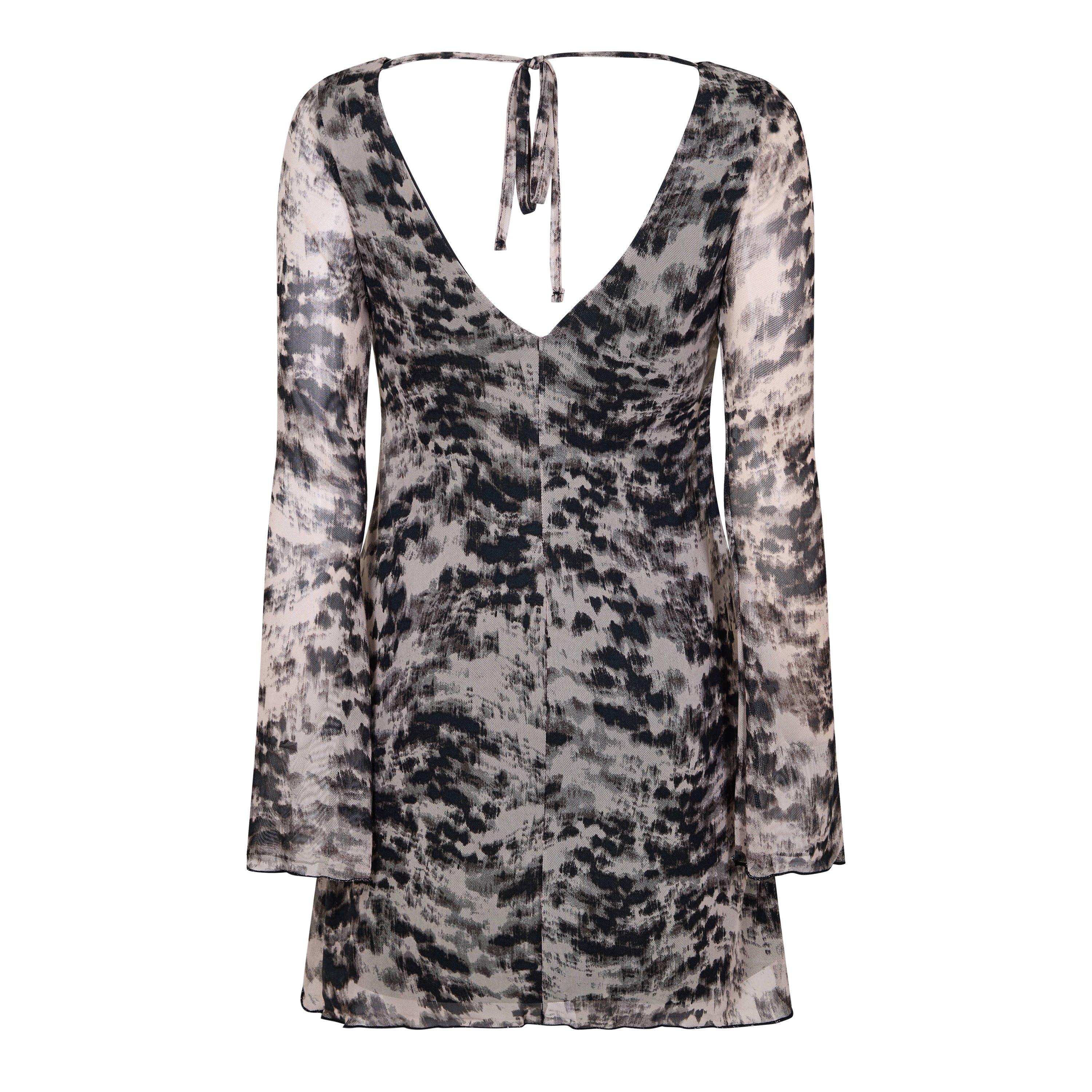 Negro Multi - Firetrap - Tie Dye Mini Bodycon Dress - 4