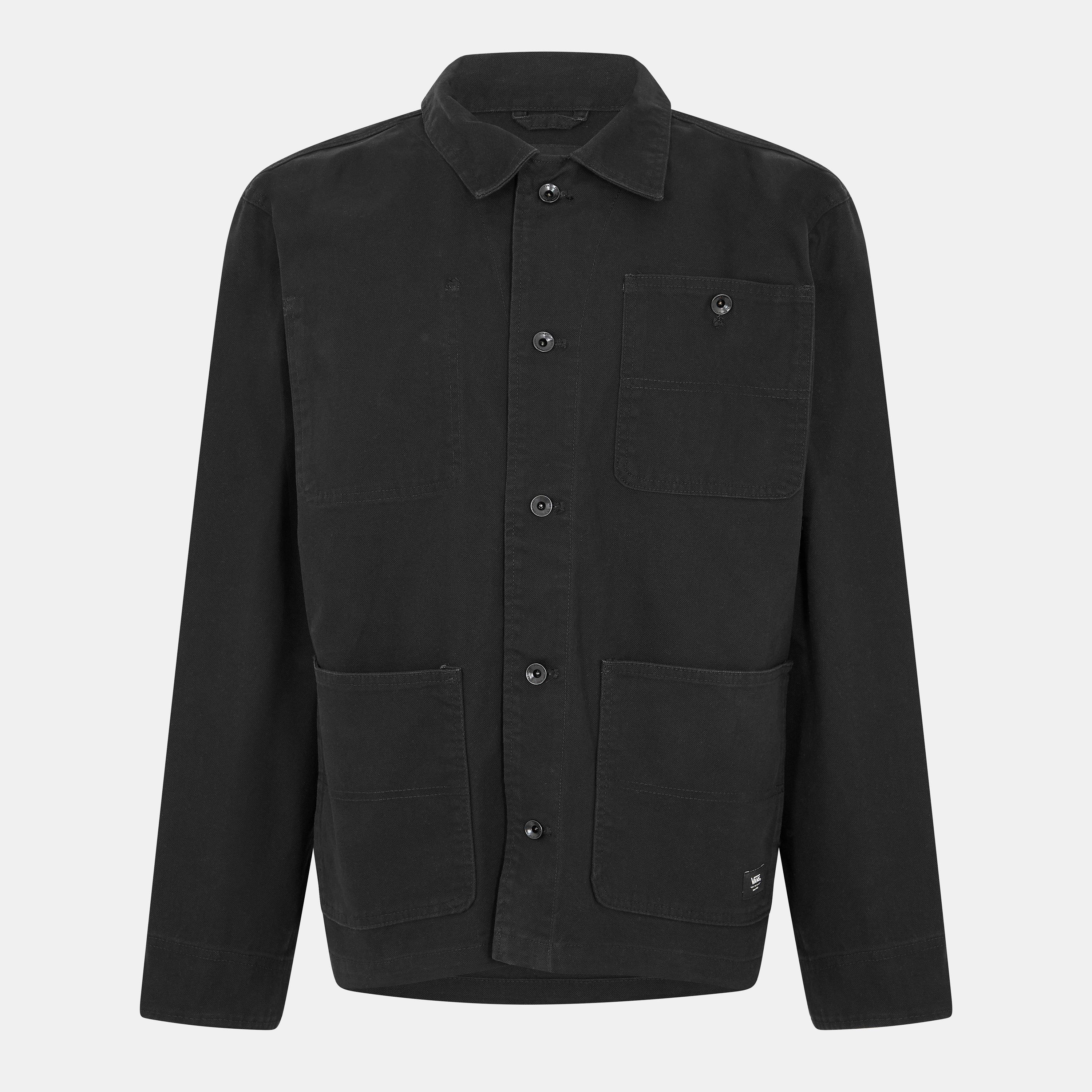 Vans Men's Drill Chore Canvas Field Jacket - Black - Small