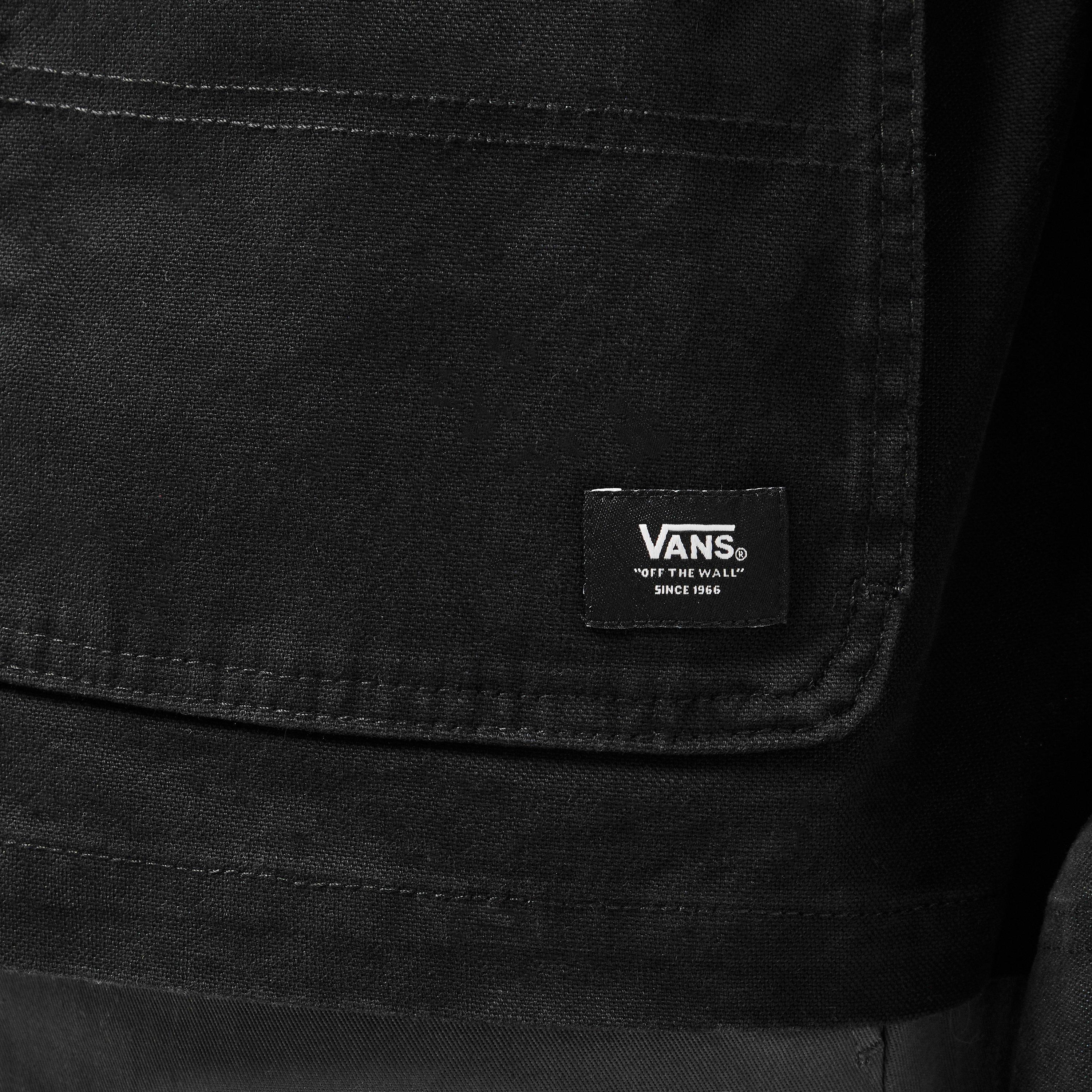 Black - Vans - Men's Drill Chore Canvas Field Jacket - 5
