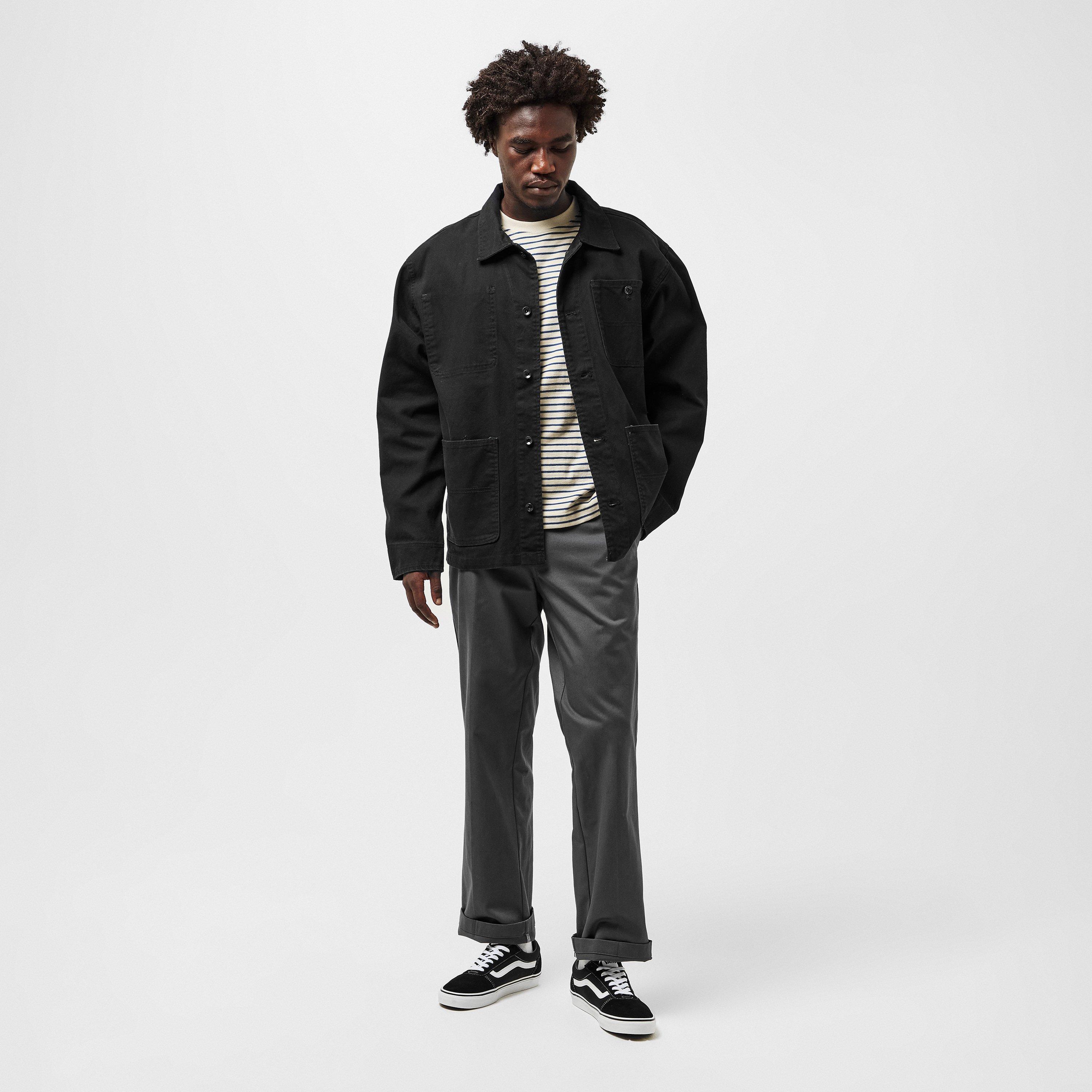 Black - Vans - Men's Drill Chore Canvas Field Jacket - 6