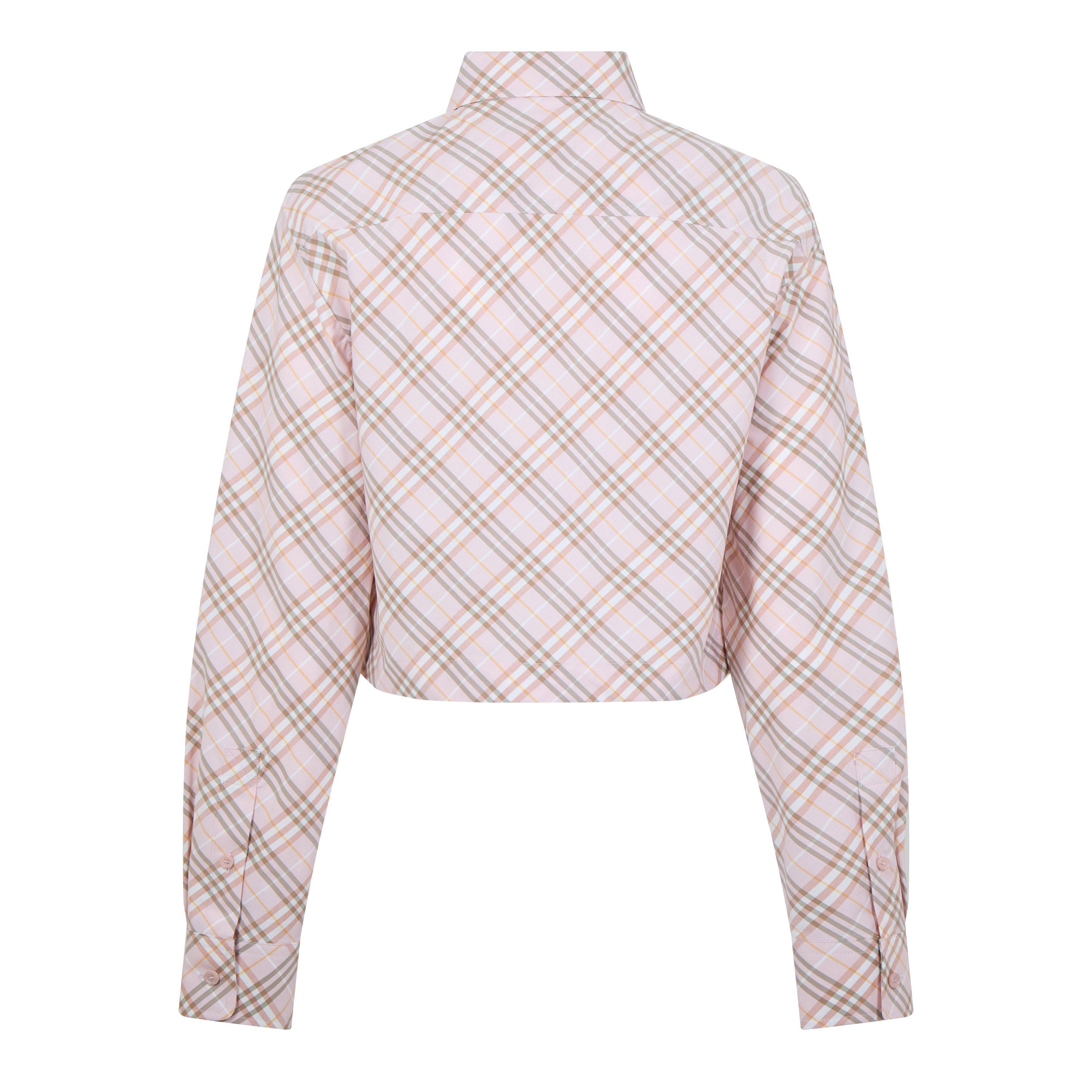 Floss - Burberry - Cropped Check Cotton Shirt - 6