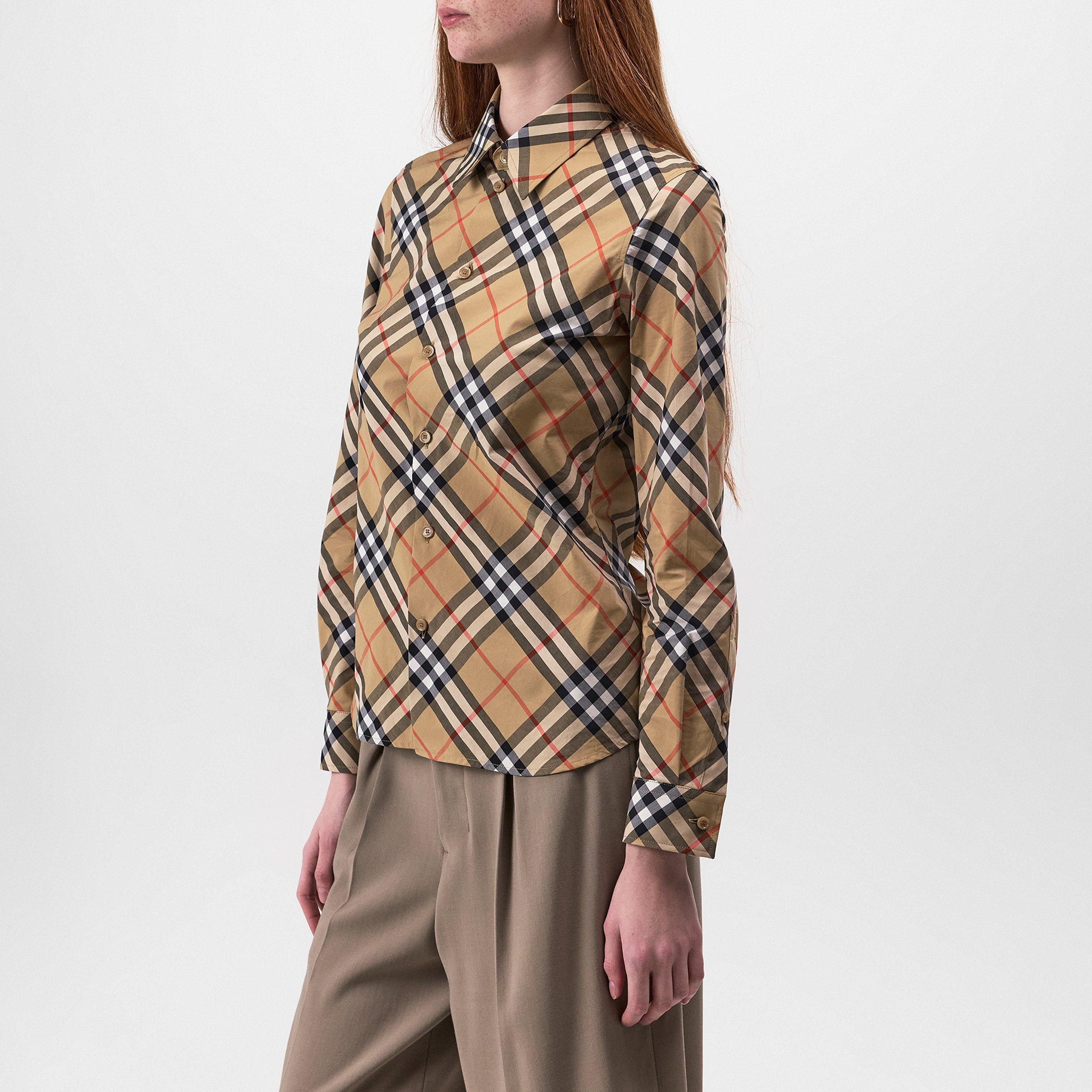 Sand - Burberry - Check Shirt - 2