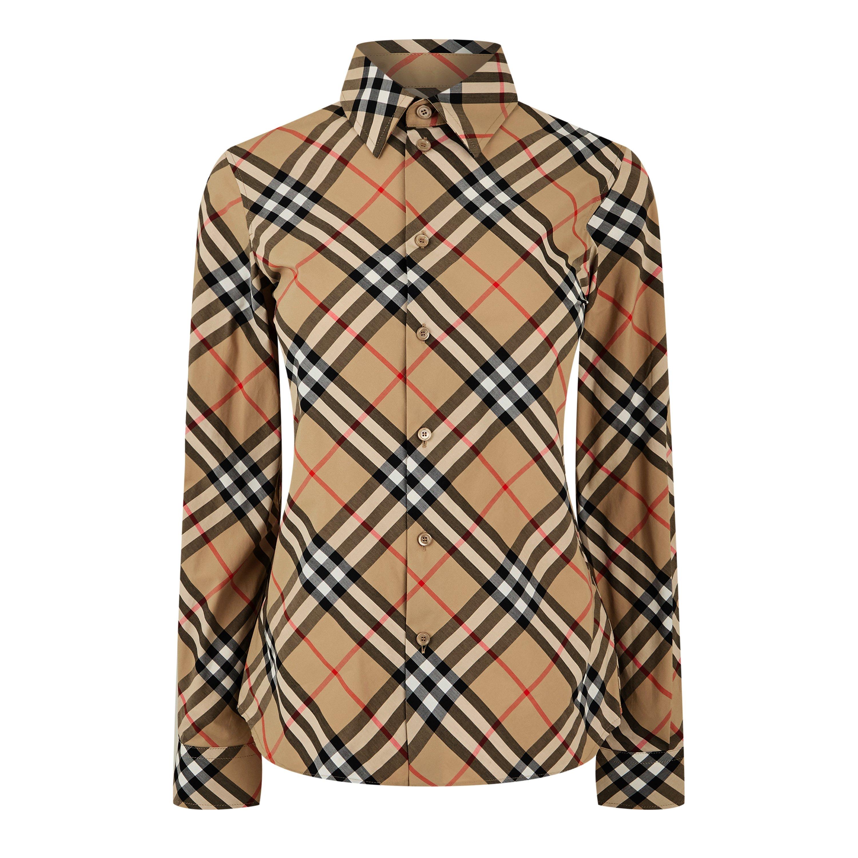 Sand - Burberry - Check Shirt - 5