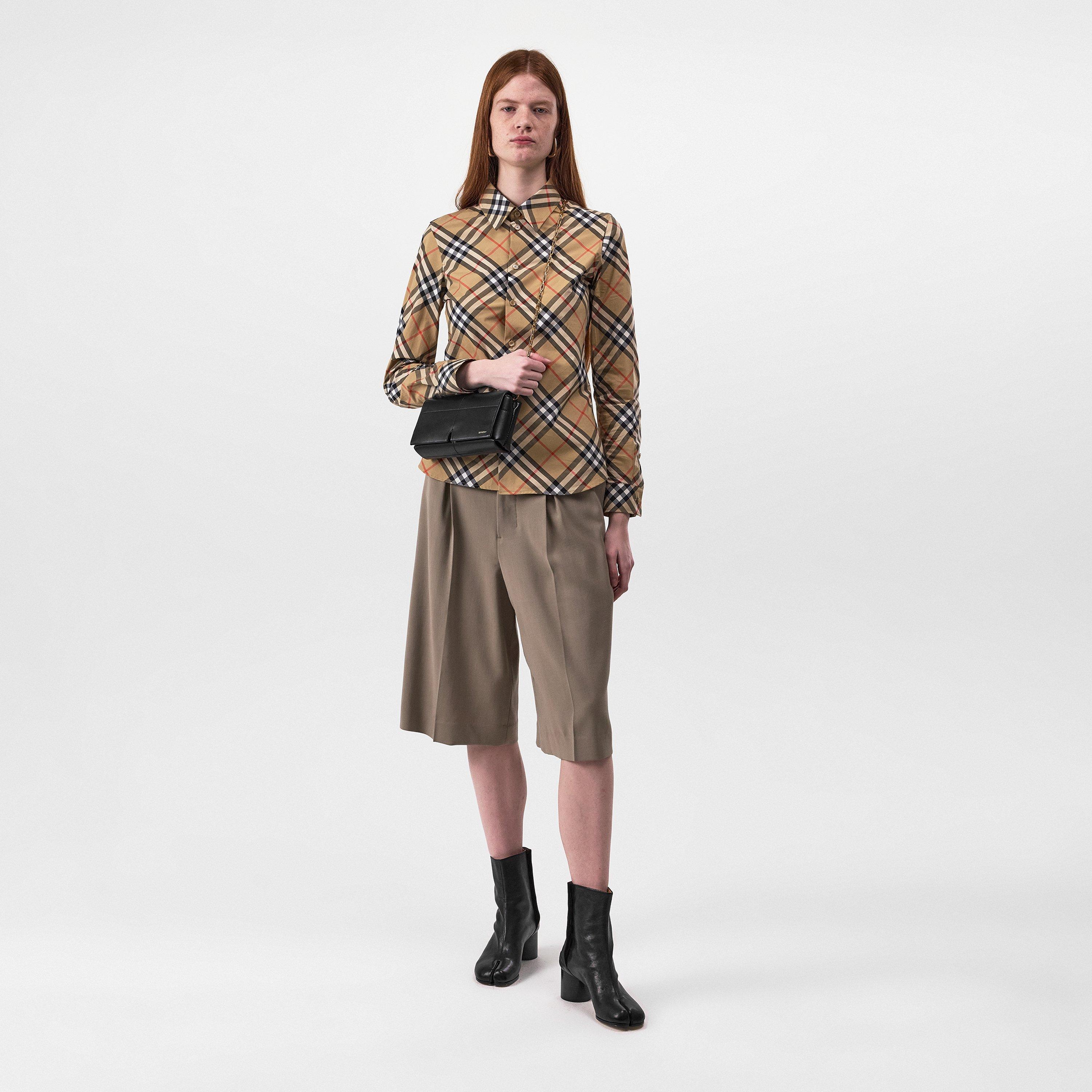 Sand - Burberry - Check Shirt - 4