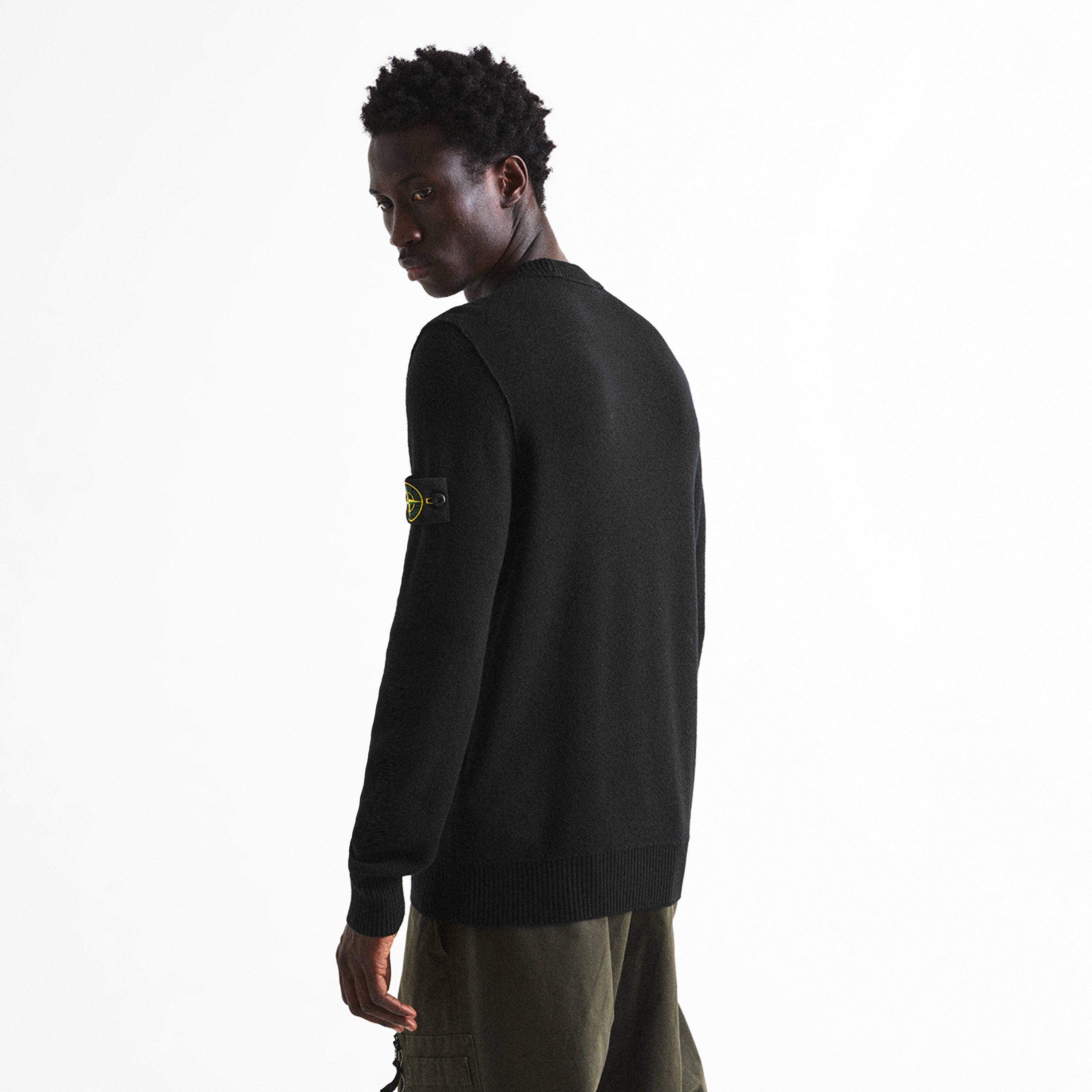 Black V0029 - Stone Island - Stone Textured Knit Sn64 - 4
