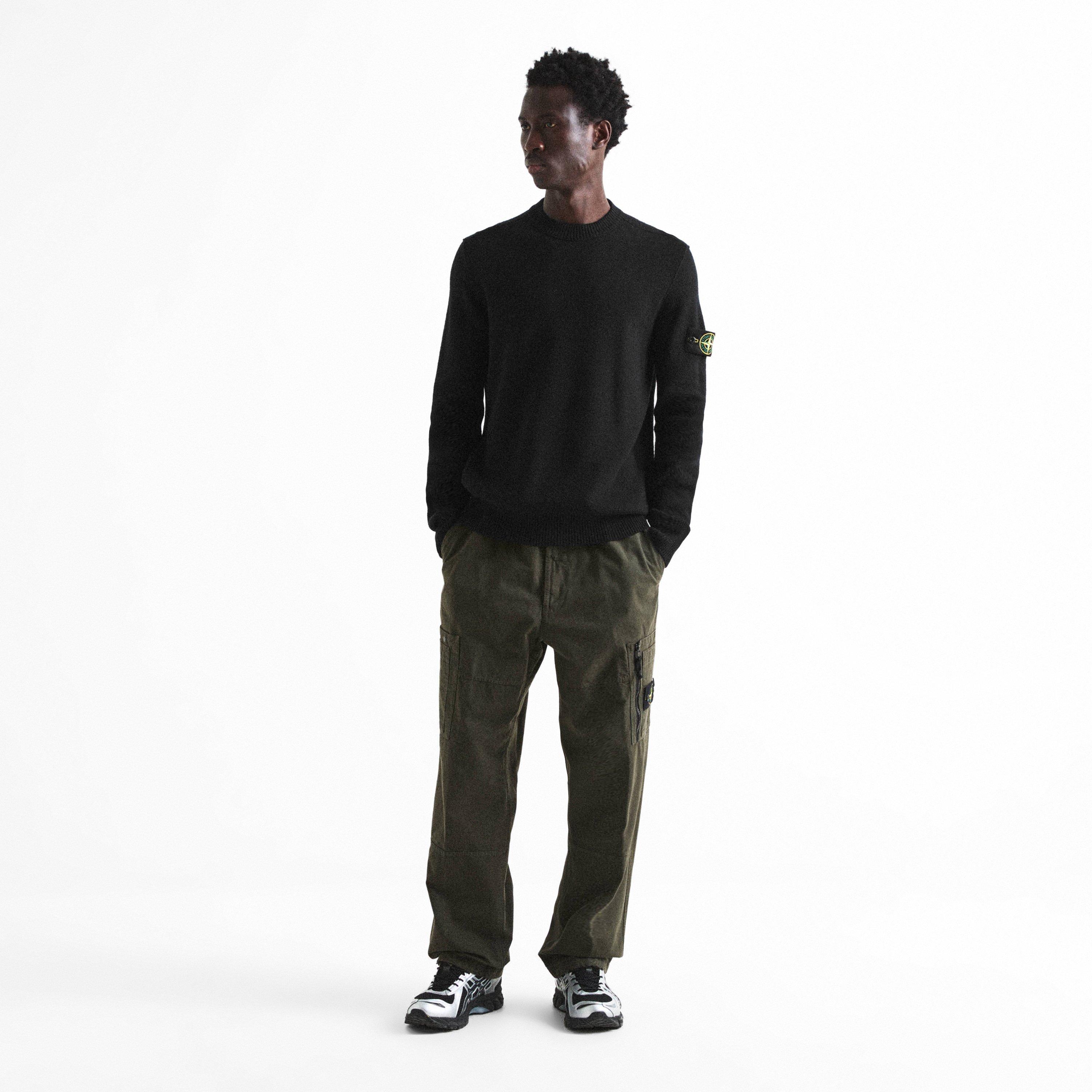 Black V0029 - Stone Island - Stone Textured Knit Sn64 - 6