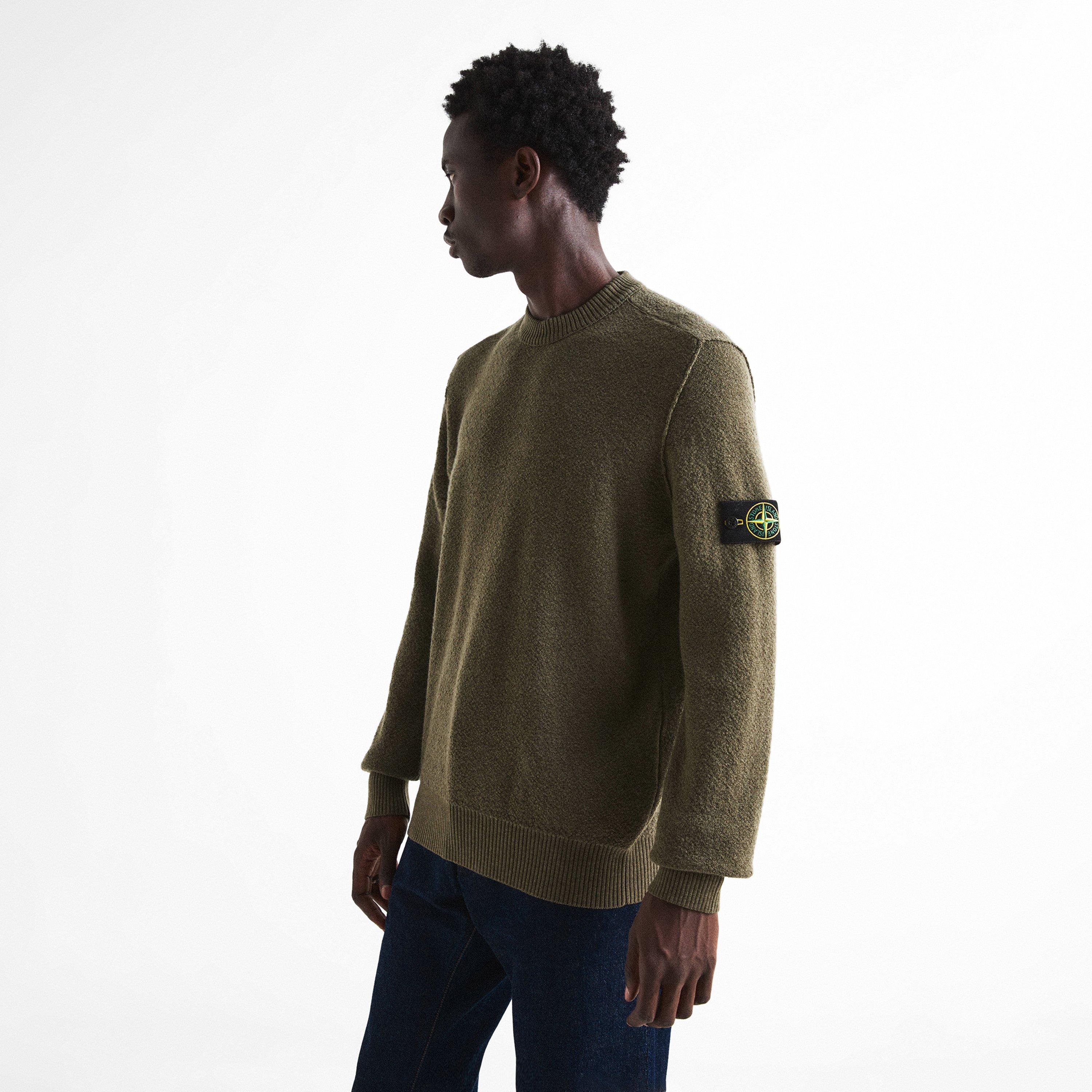 Mil Green V005G - Stone Island - Stone Textured Knit Sn64 - 3