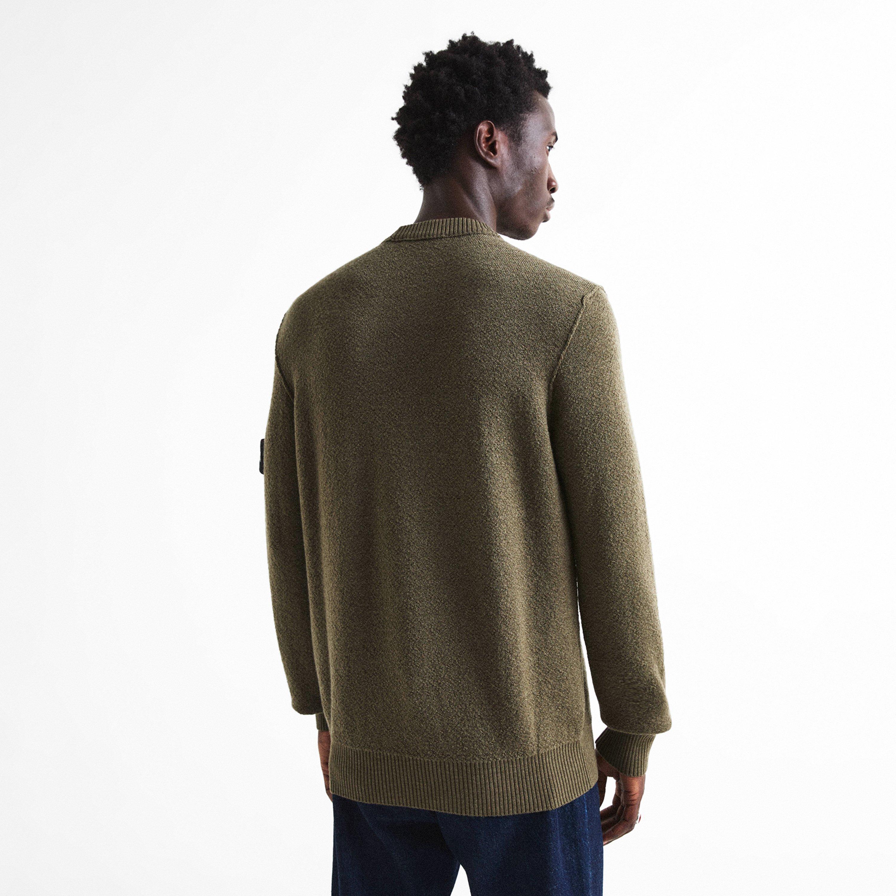 Mil Green V005G - Stone Island - Stone Textured Knit Sn64 - 4