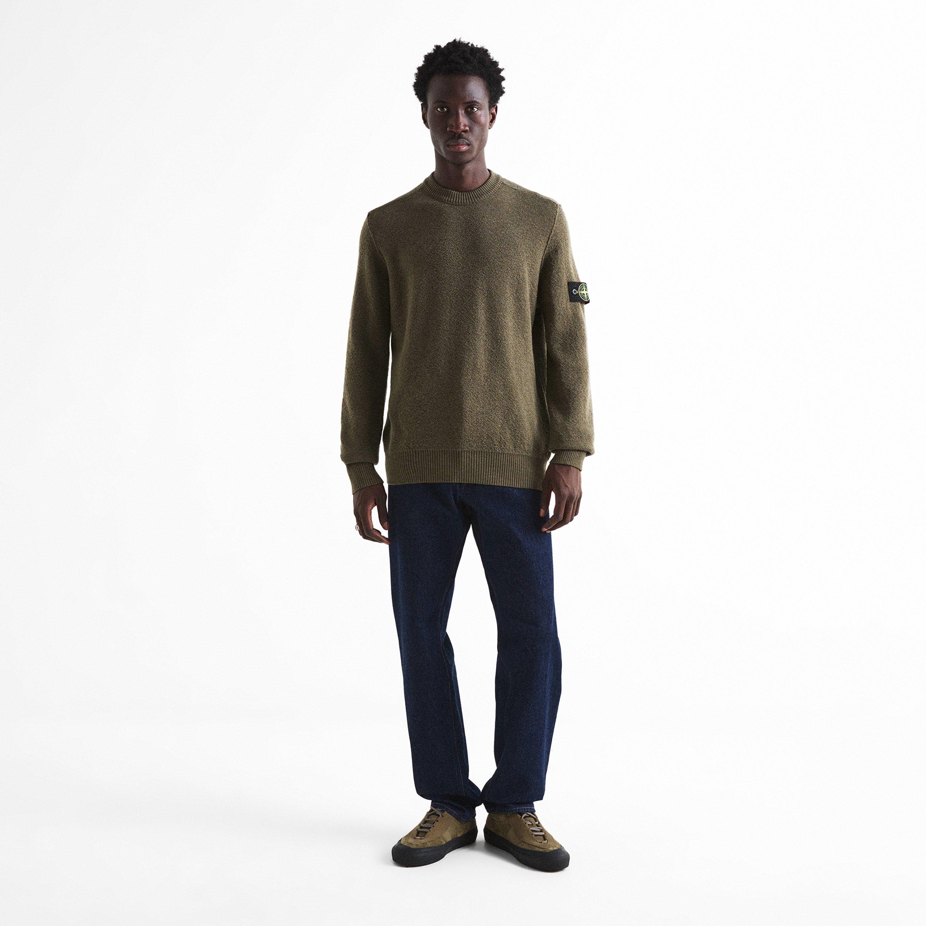 Mil Green V005G - Stone Island - Stone Textured Knit Sn64 - 6