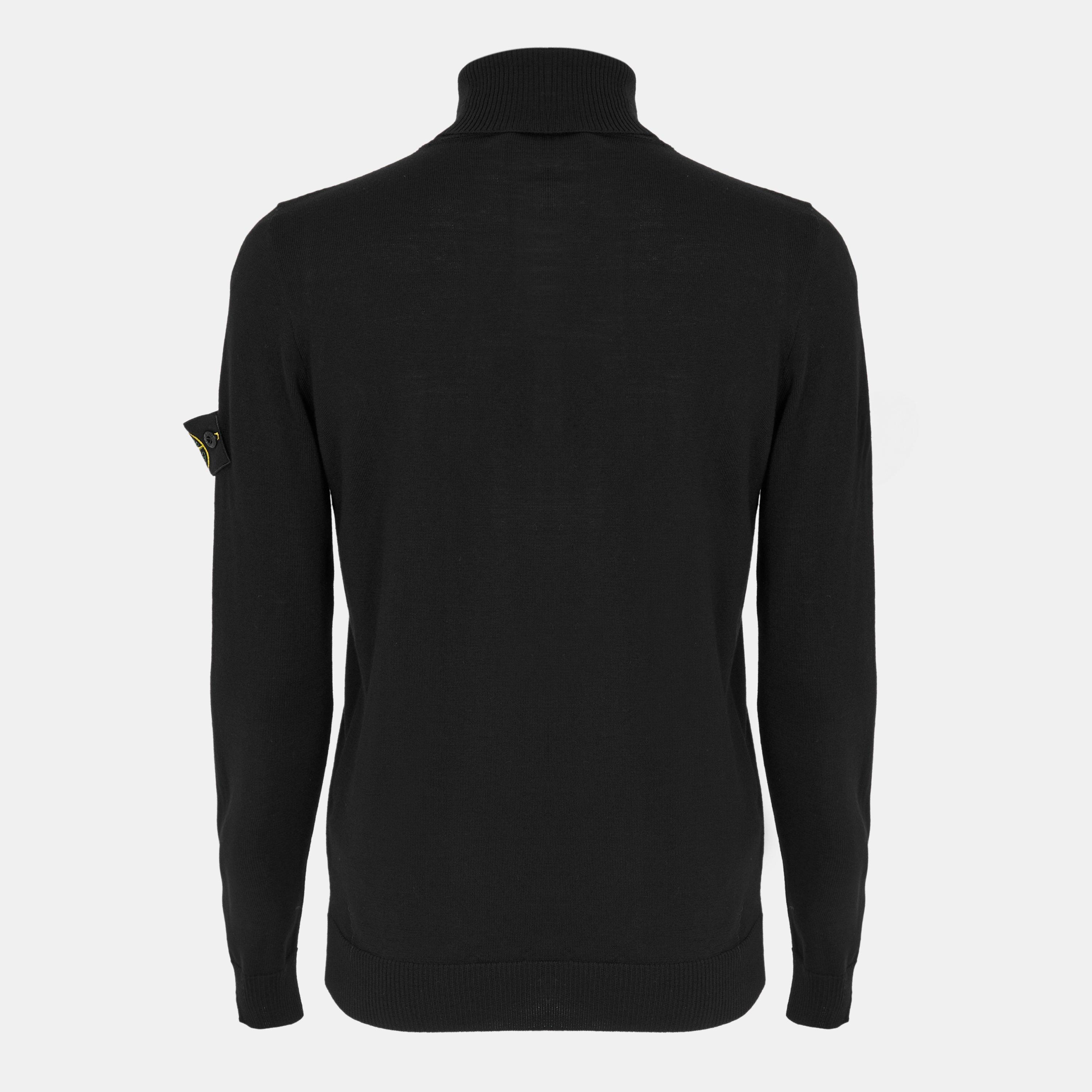 Nero V0029 - Stone Island - Men's Knitted Top - 2