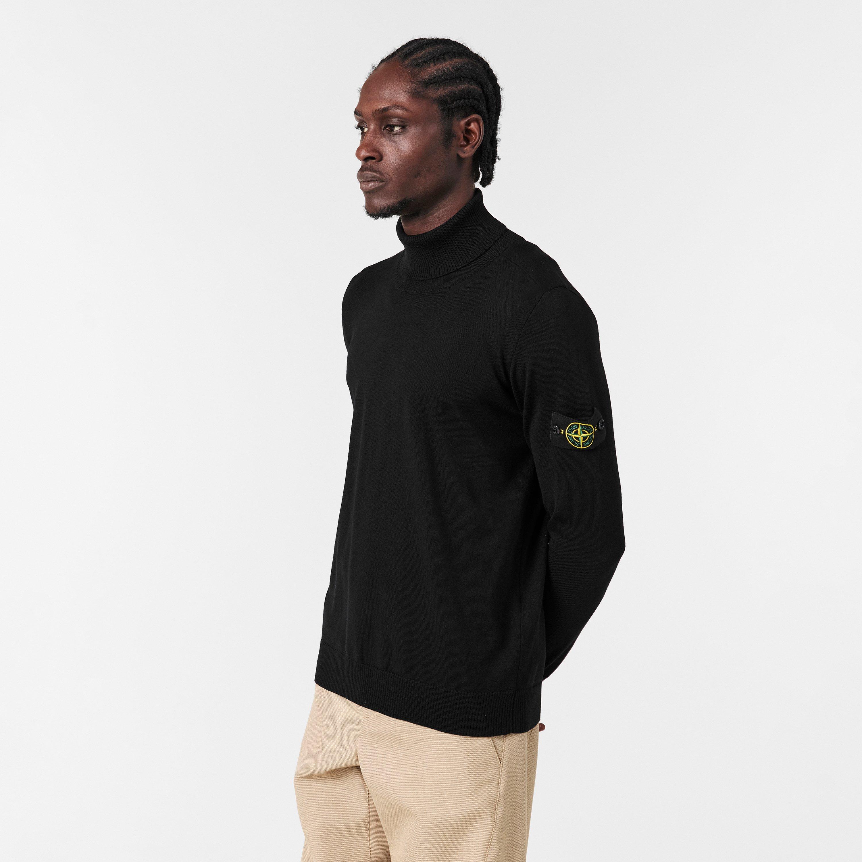 Nero V0029 - Stone Island - Men's Knitted Top - 3