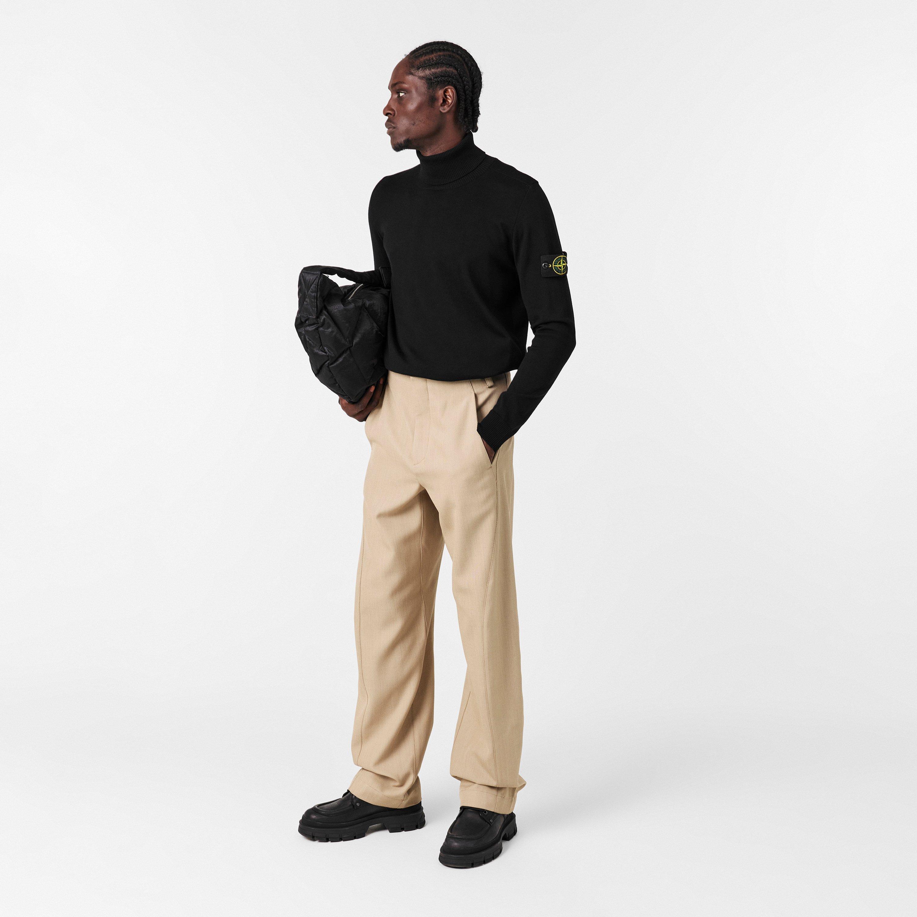 Nero V0029 - Stone Island - Men's Knitted Top - 6