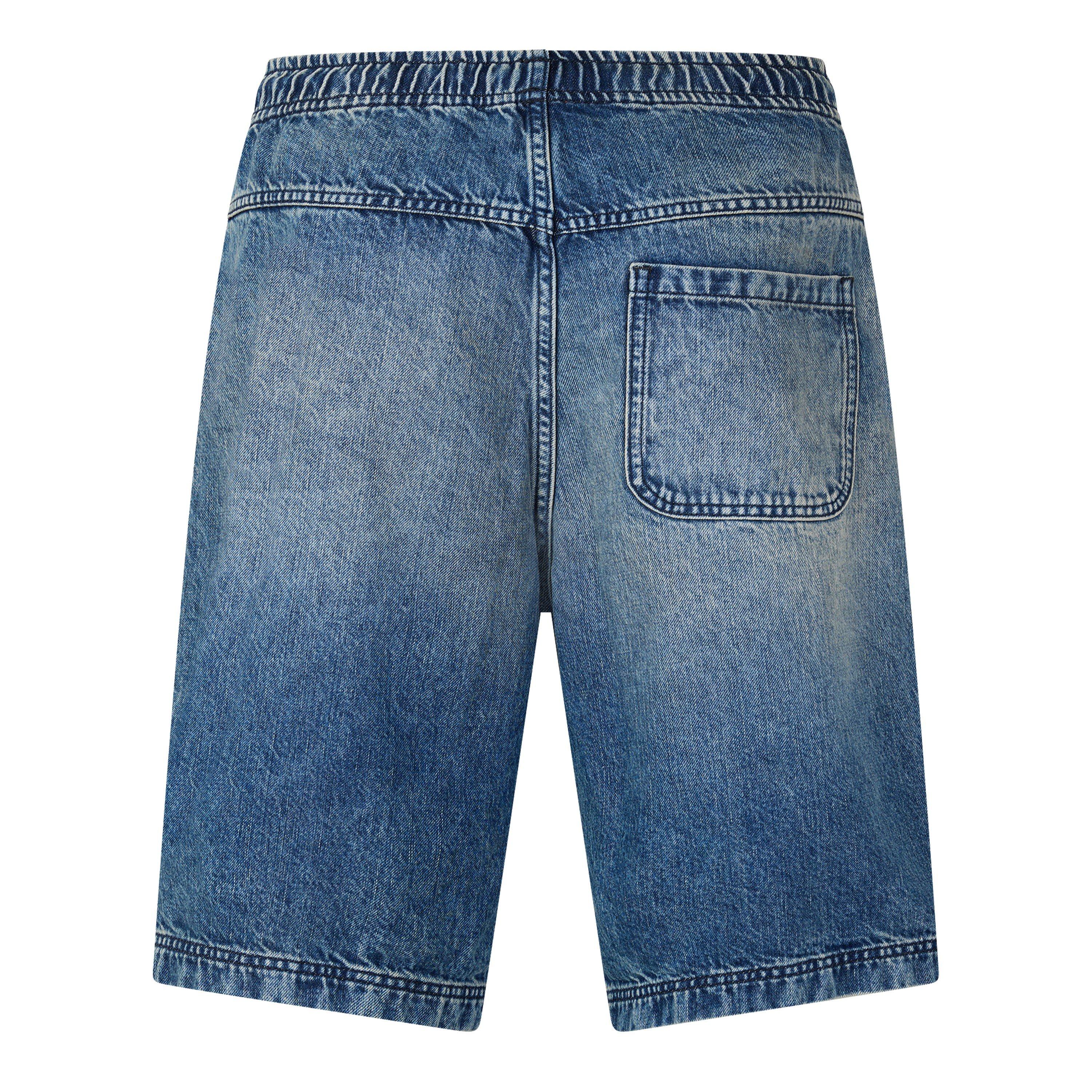 Blue Denim - Diesel - Men's D-Axfor-Short Denim Shorts - 2