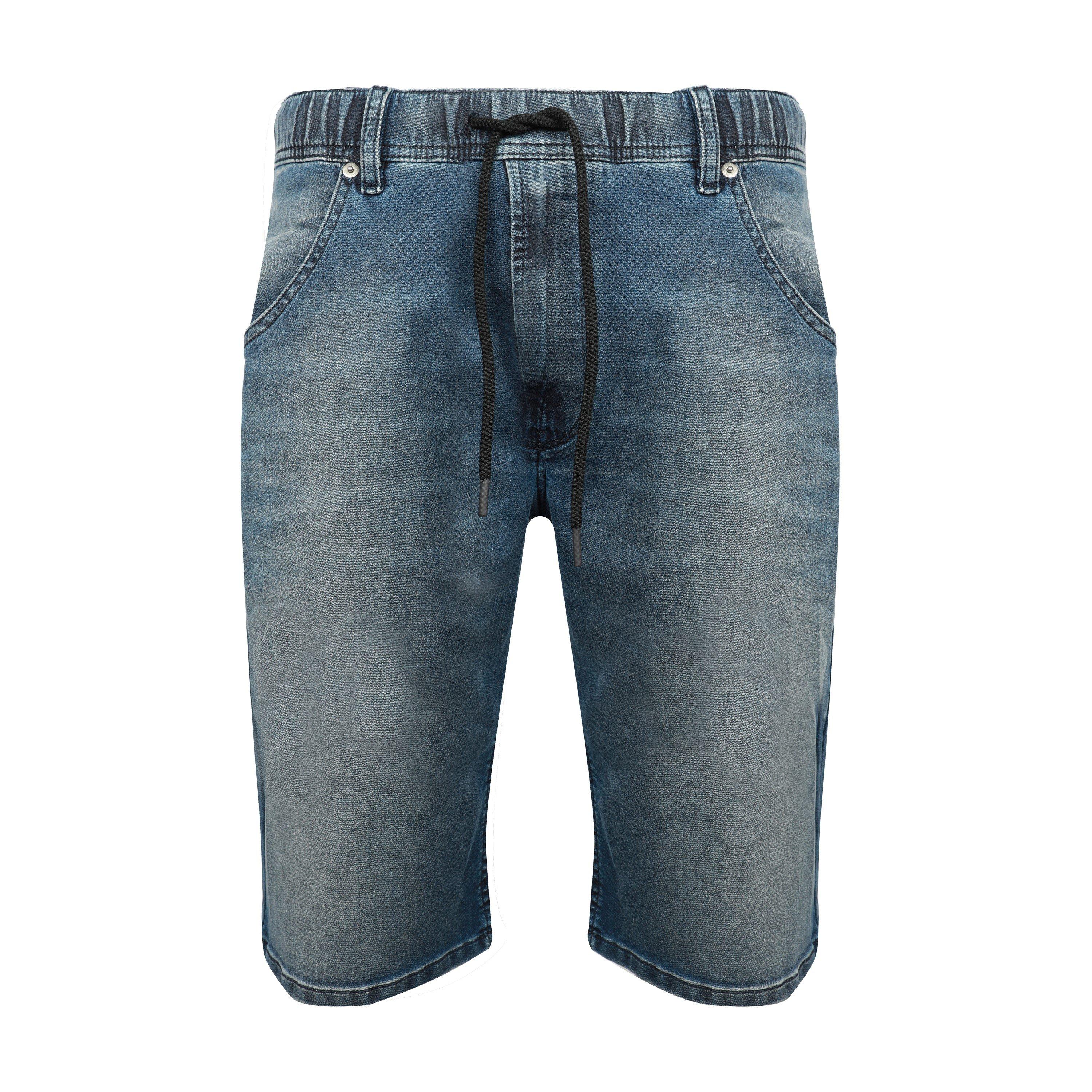 Blue Denim - Diesel - Men's Krooley-Ne-Short Denim Shorts - 1