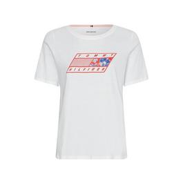 Tommy Sport Womens Logo T-Shirt