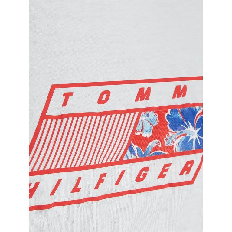 RE DONE T-shirt con stampa Easy anni 90 Bianco - Tommy Sport - Womens Logo T-Shirt - 3
