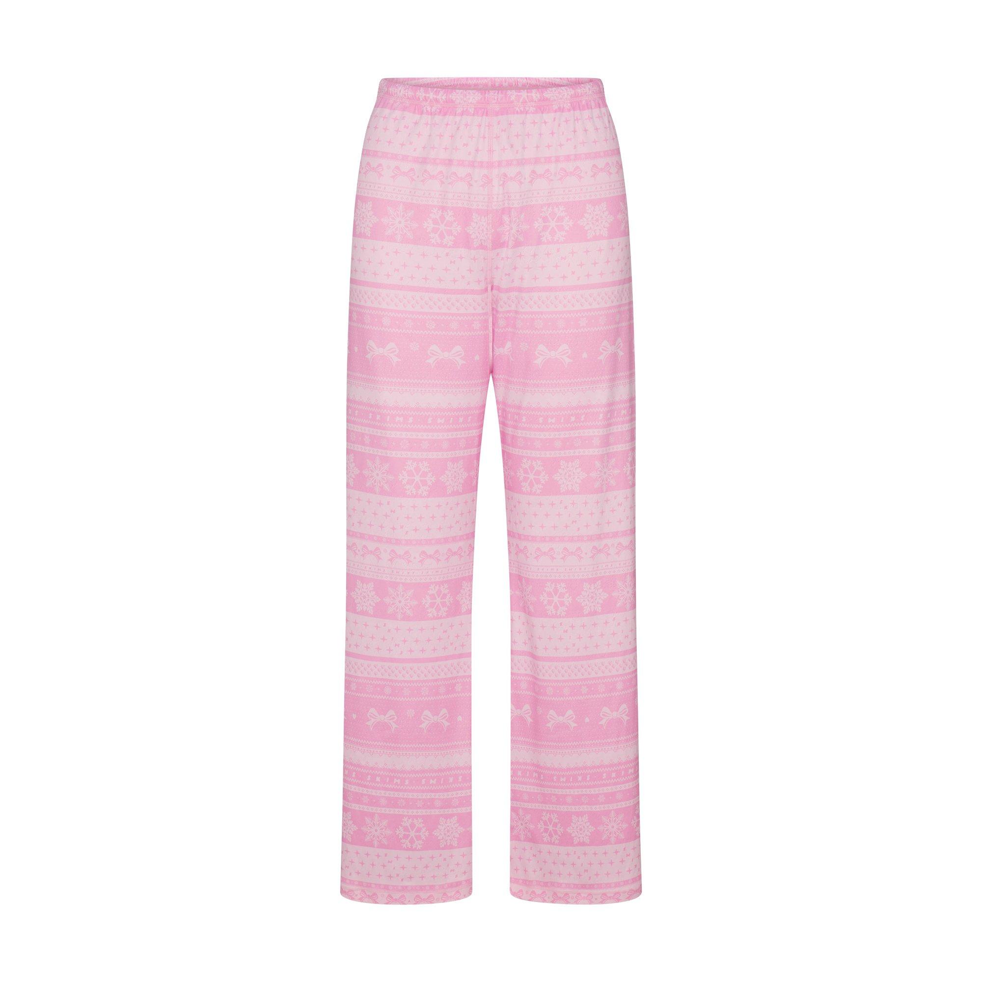 Womens Logo Plush Pointelle Pant