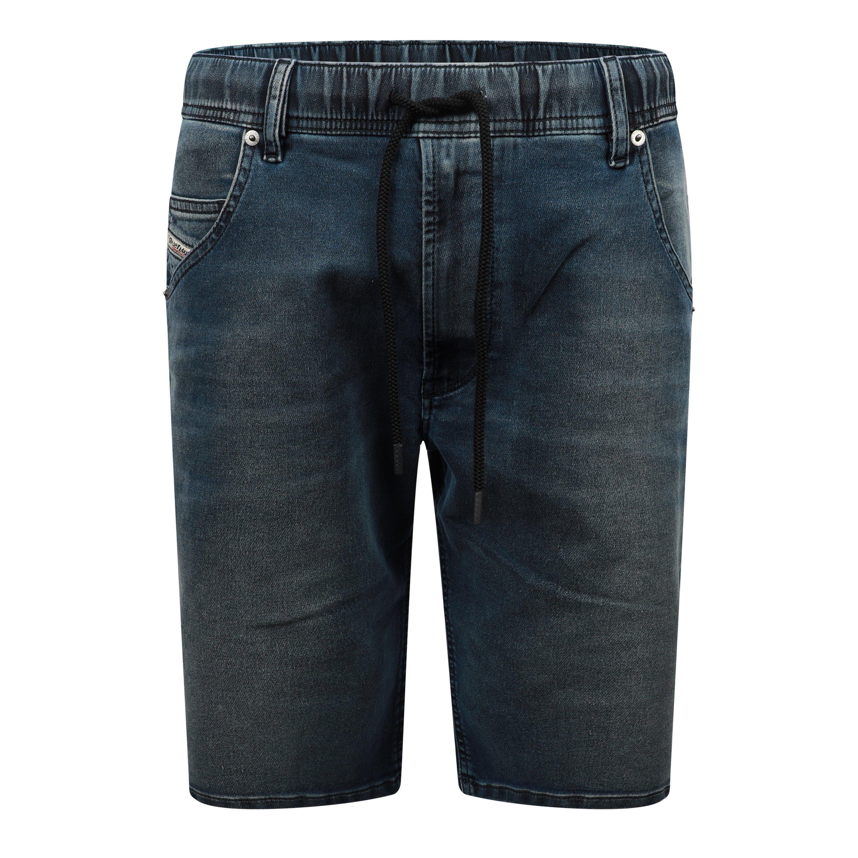 Blue Denim - Diesel - Men's Krooley-Ne-Short Denim Shorts - 1